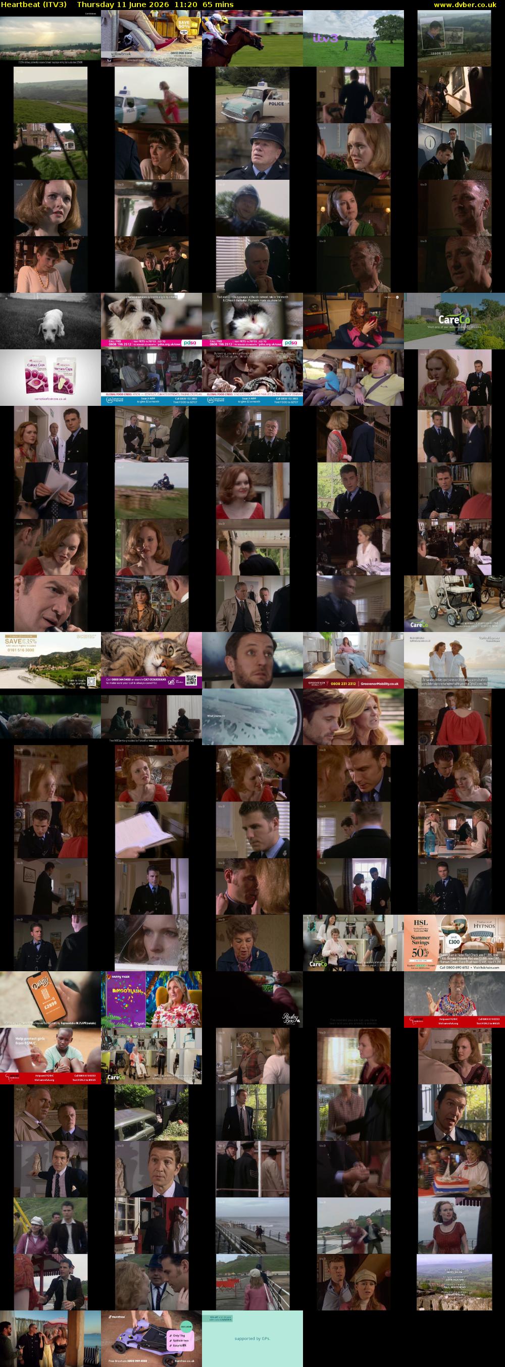 Heartbeat (ITV3) Thursday 11 June 2026 11:20 - 12:25