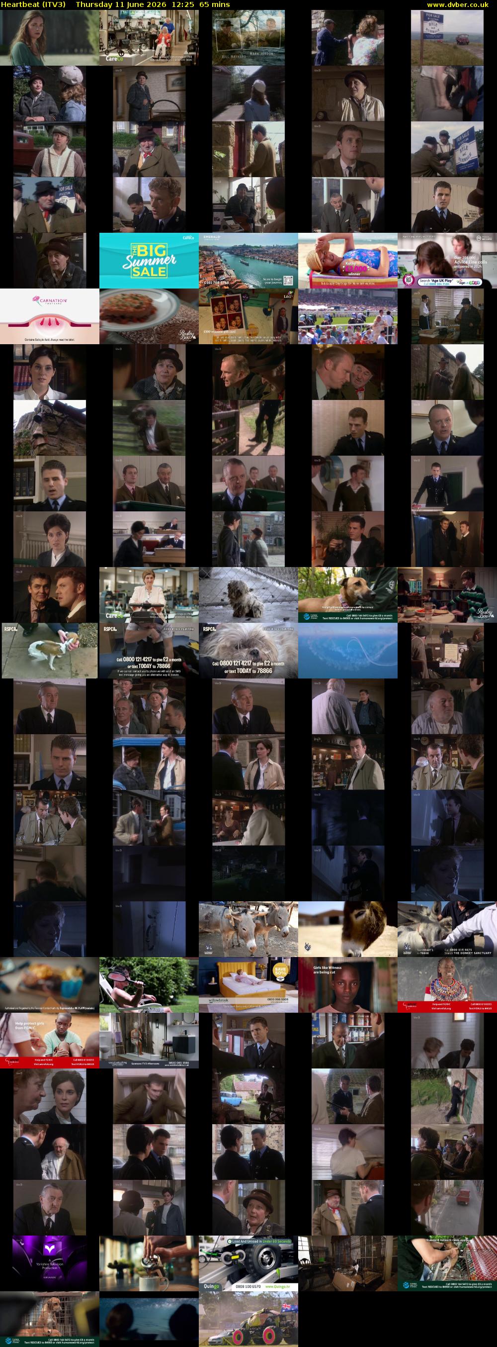 Heartbeat (ITV3) Thursday 11 June 2026 12:25 - 13:30