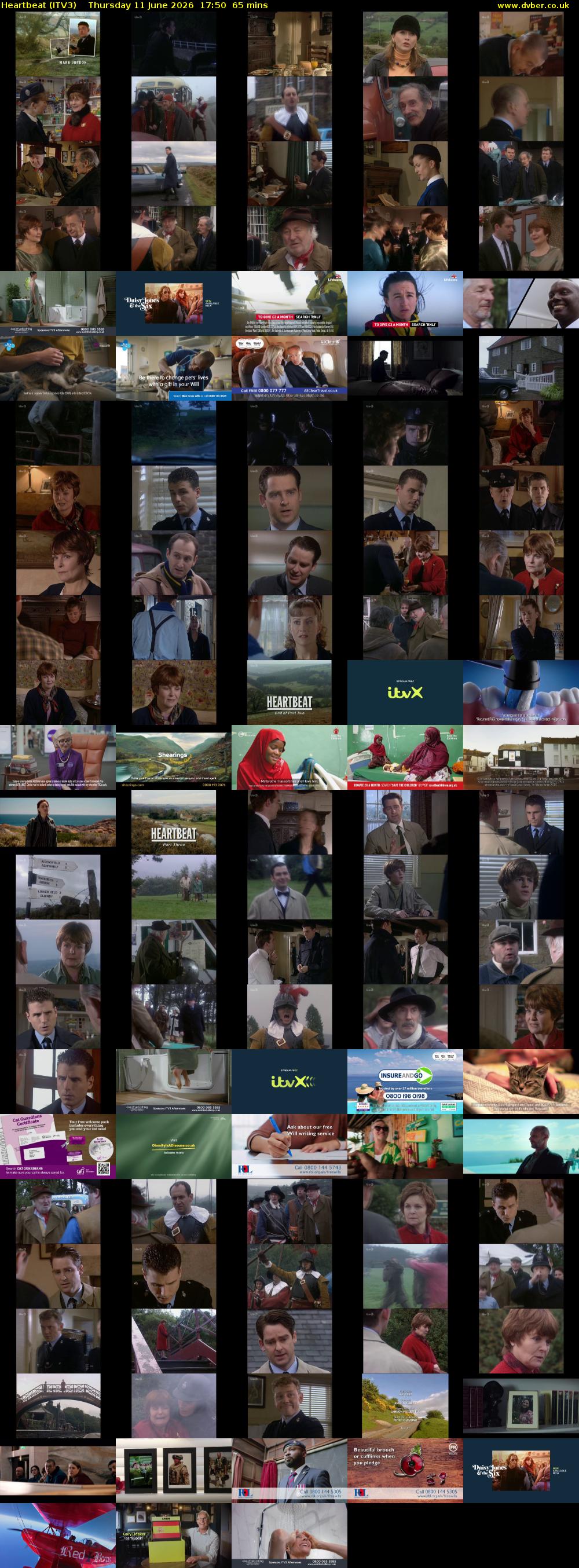Heartbeat (ITV3) Thursday 11 June 2026 17:50 - 18:55