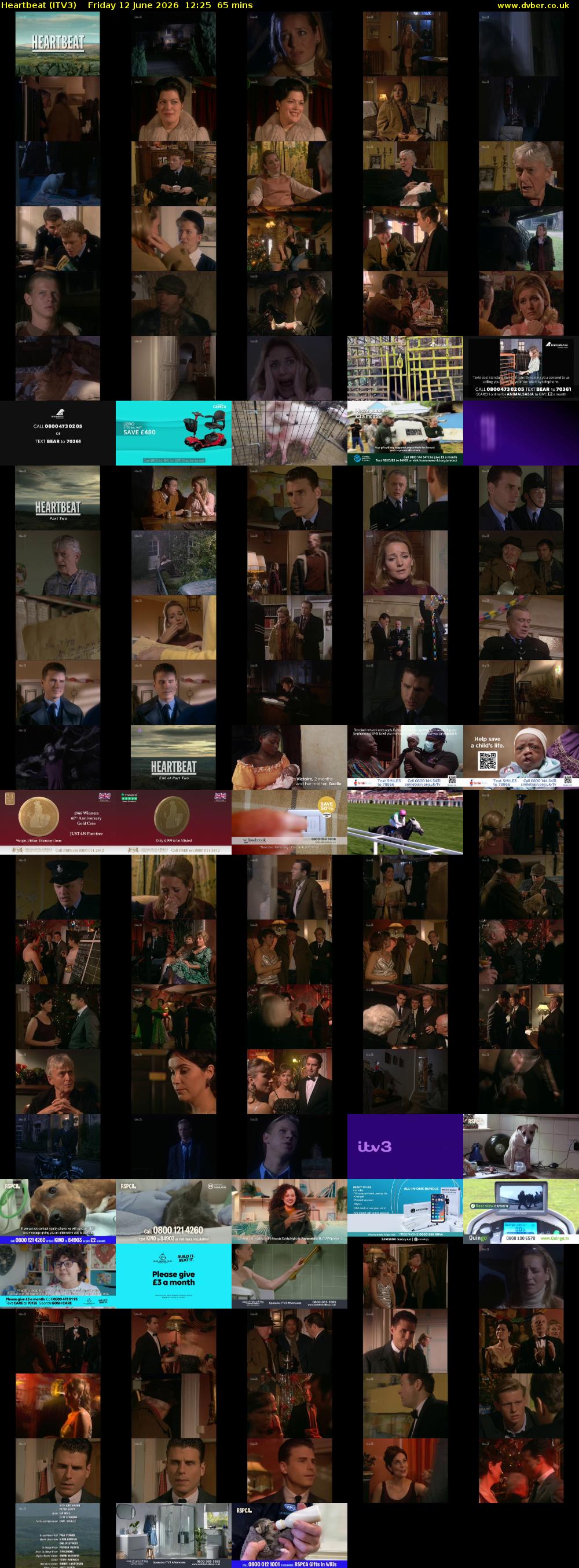Heartbeat (ITV3) Friday 12 June 2026 12:25 - 13:30