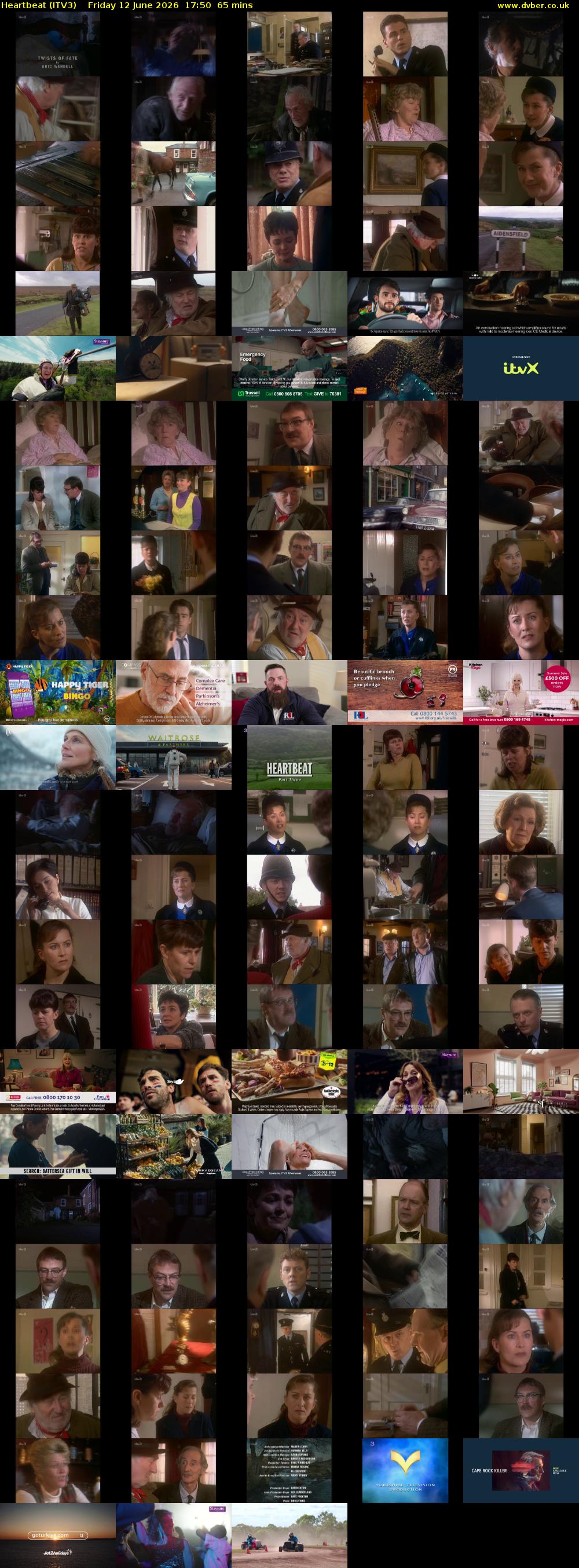 Heartbeat (ITV3) Friday 12 June 2026 17:50 - 18:55