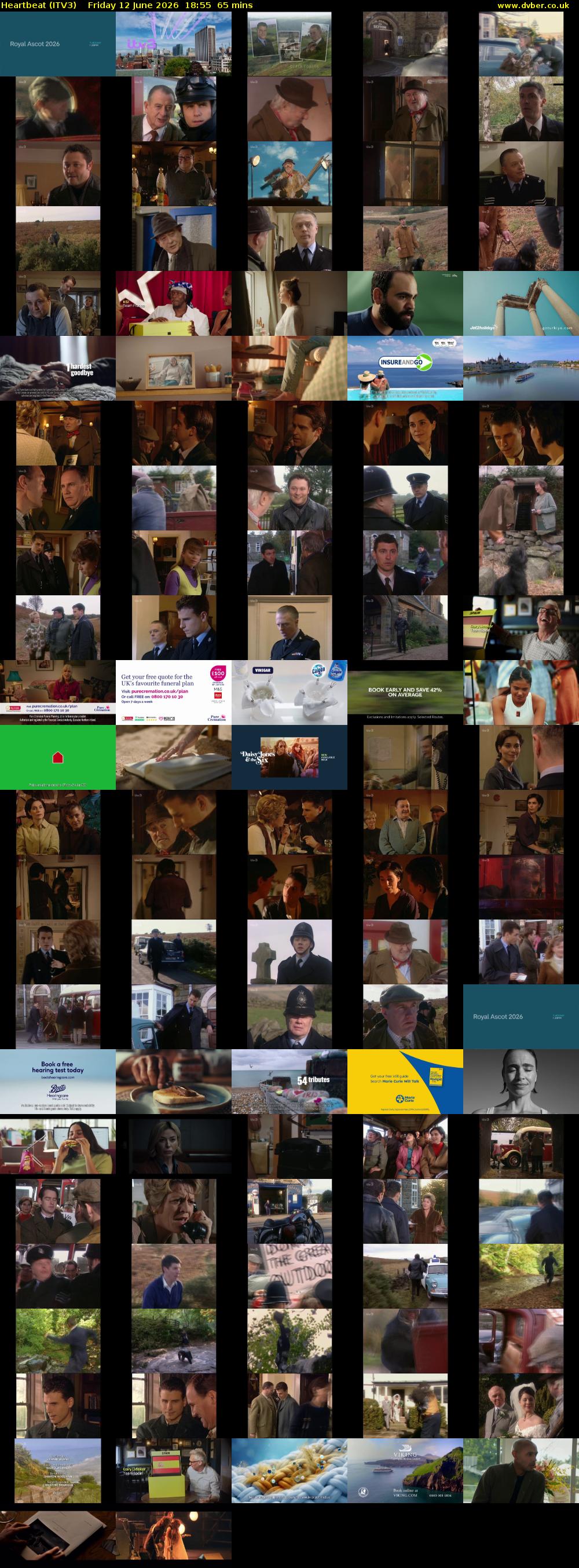 Heartbeat (ITV3) Friday 12 June 2026 18:55 - 20:00