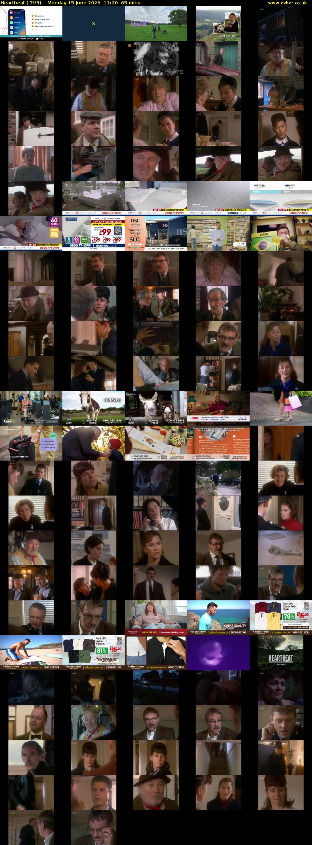 Heartbeat (ITV3) Monday 15 June 2026 11:20 - 12:25