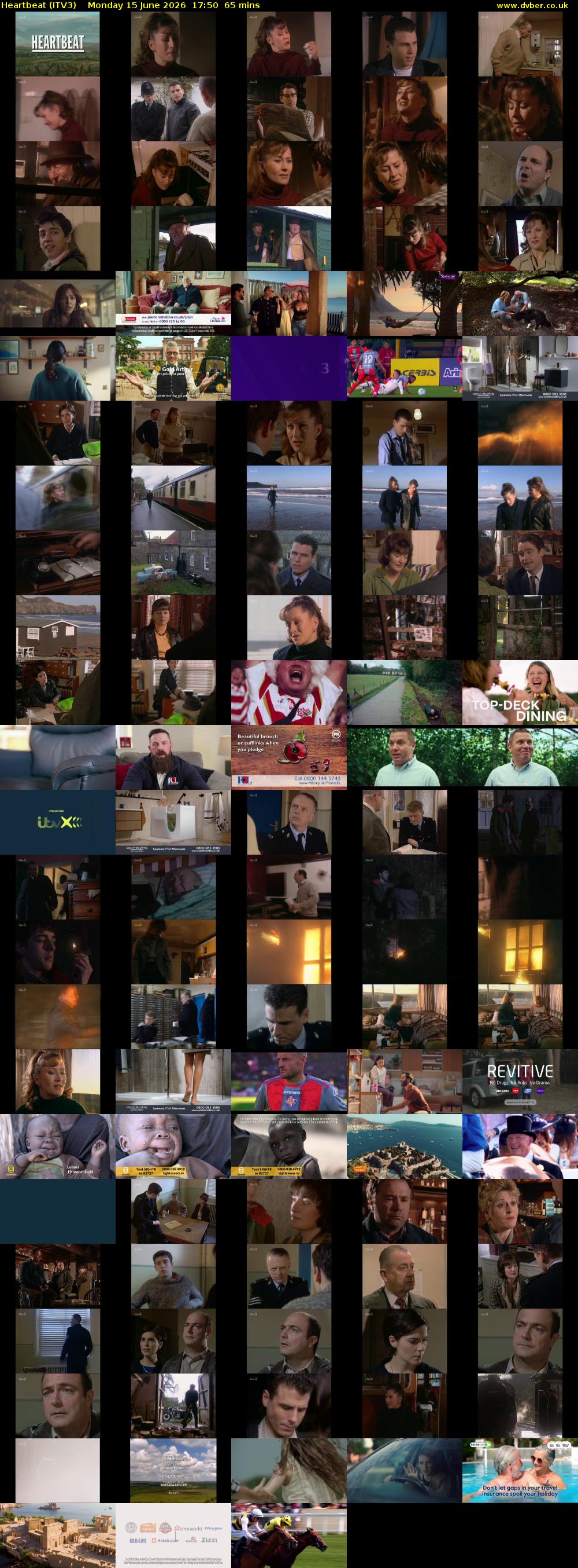Heartbeat (ITV3) Monday 15 June 2026 17:50 - 18:55
