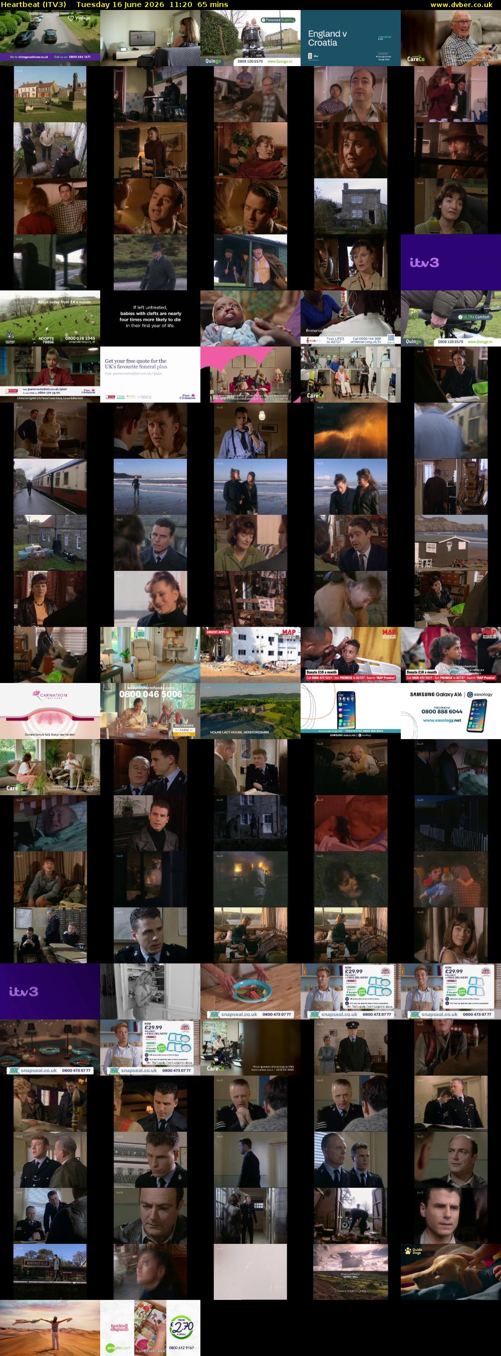 Heartbeat (ITV3) Tuesday 16 June 2026 11:20 - 12:25