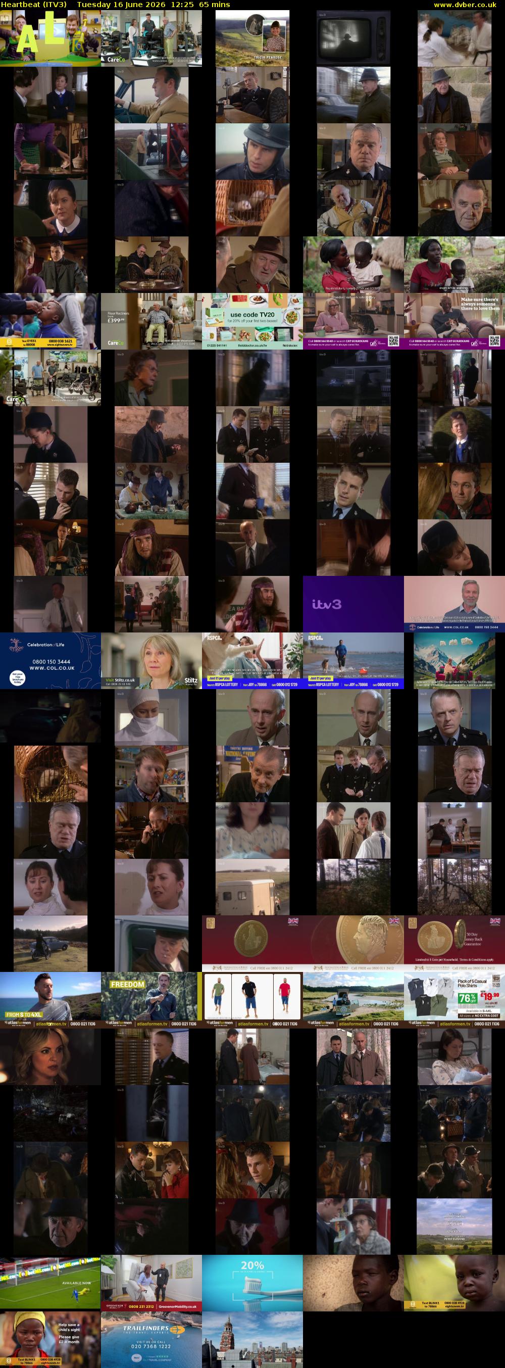 Heartbeat (ITV3) Tuesday 16 June 2026 12:25 - 13:30