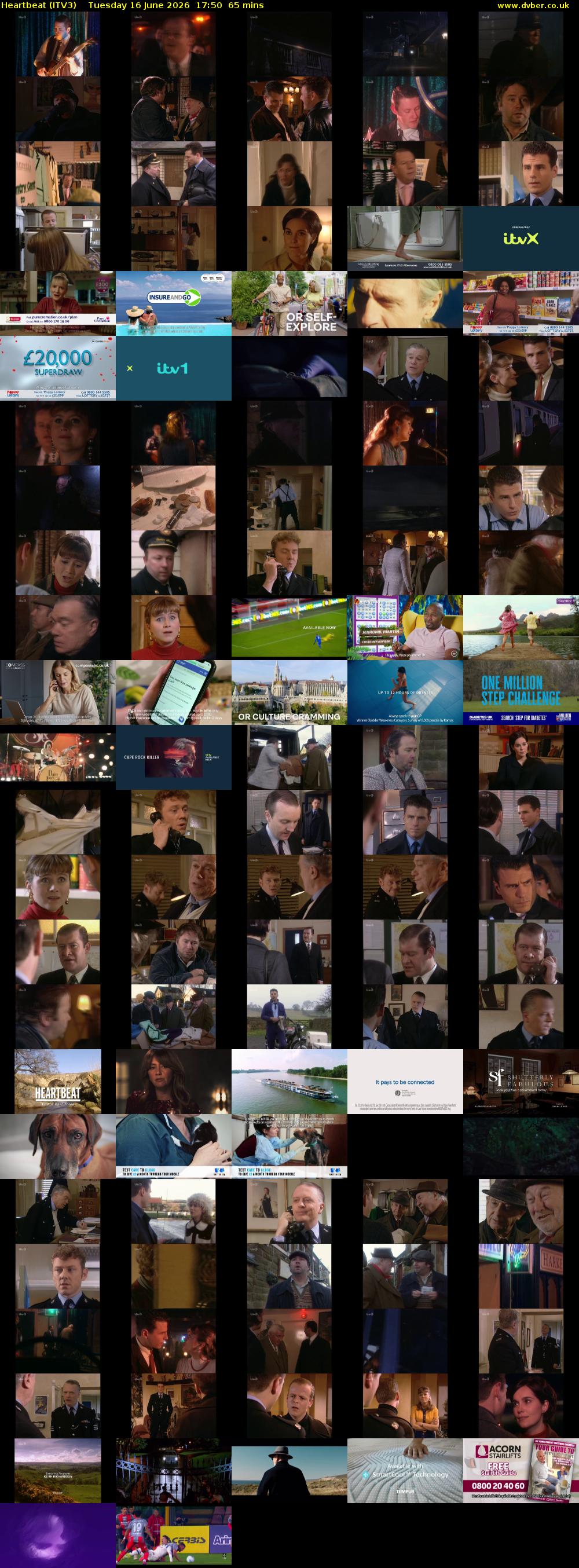 Heartbeat (ITV3) Tuesday 16 June 2026 17:50 - 18:55