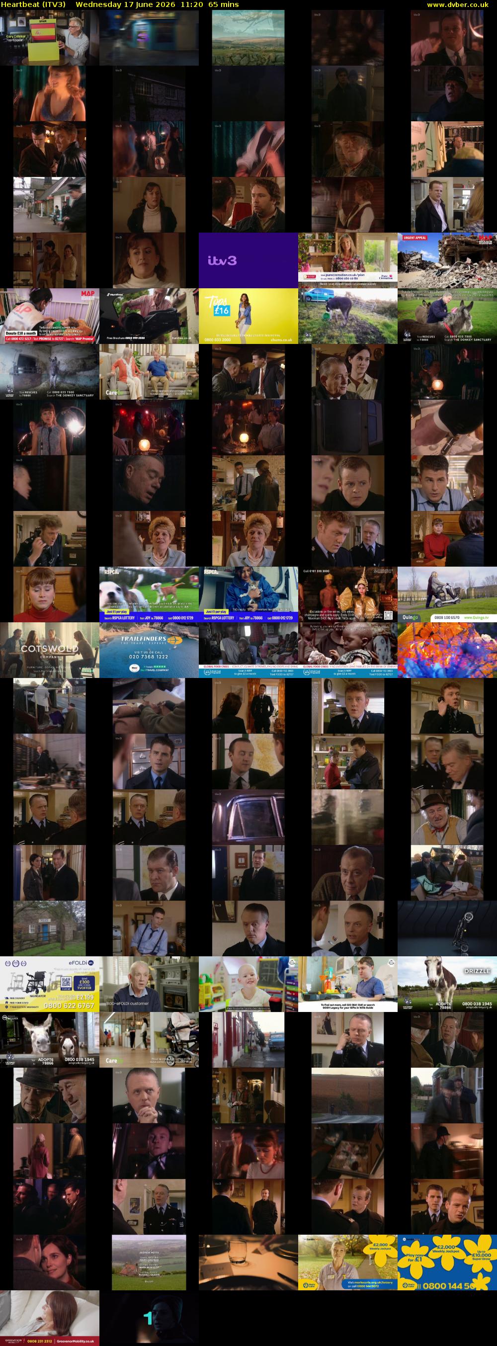 Heartbeat (ITV3) Wednesday 17 June 2026 11:20 - 12:25
