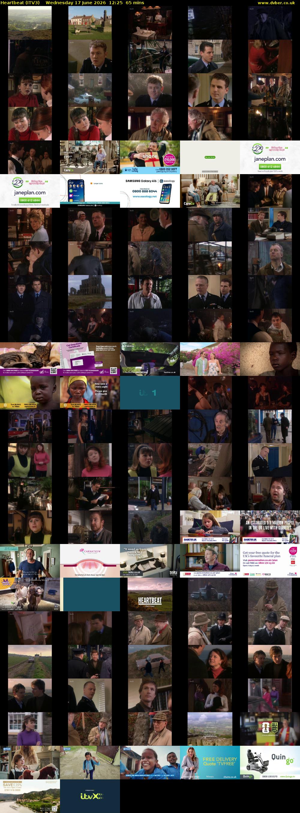 Heartbeat (ITV3) Wednesday 17 June 2026 12:25 - 13:30