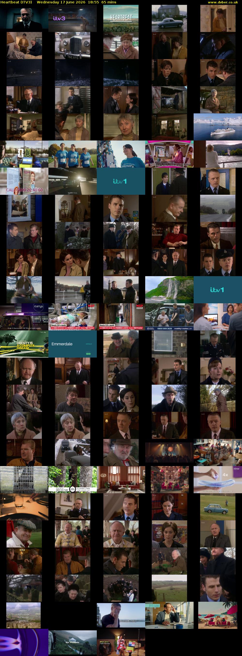 Heartbeat (ITV3) Wednesday 17 June 2026 18:55 - 20:00