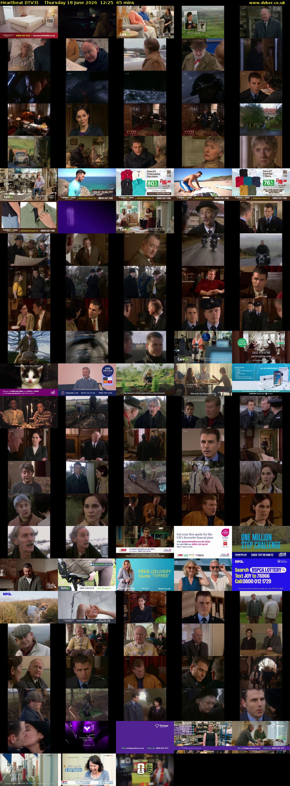 Heartbeat (ITV3) Thursday 18 June 2026 12:25 - 13:30