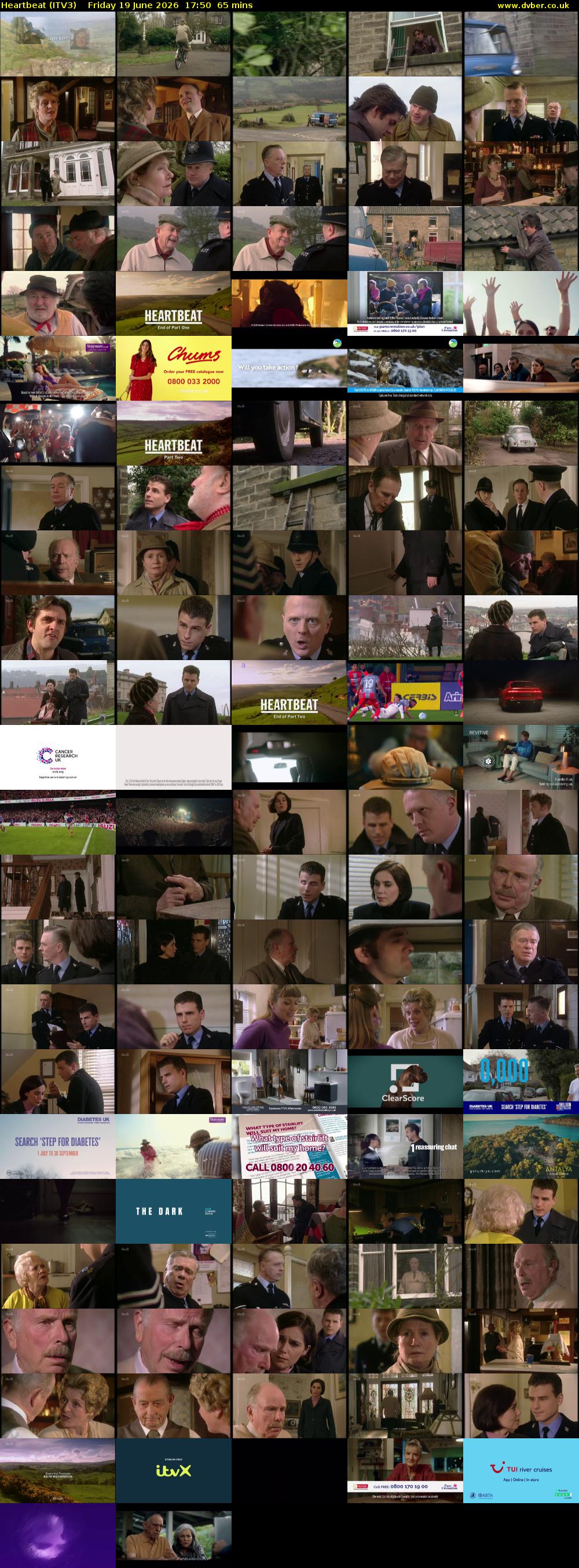 Heartbeat (ITV3) Friday 19 June 2026 17:50 - 18:55