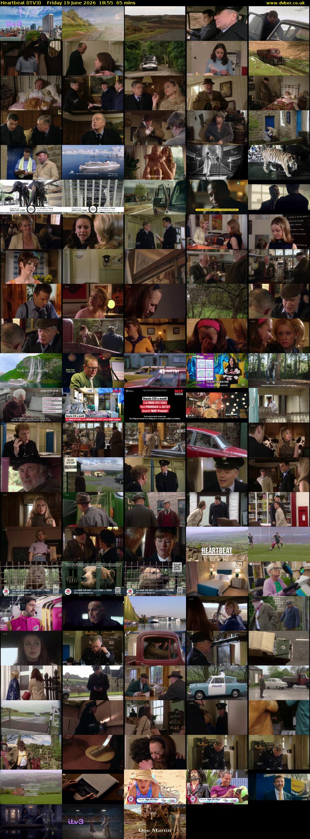 Heartbeat (ITV3) Friday 19 June 2026 18:55 - 20:00