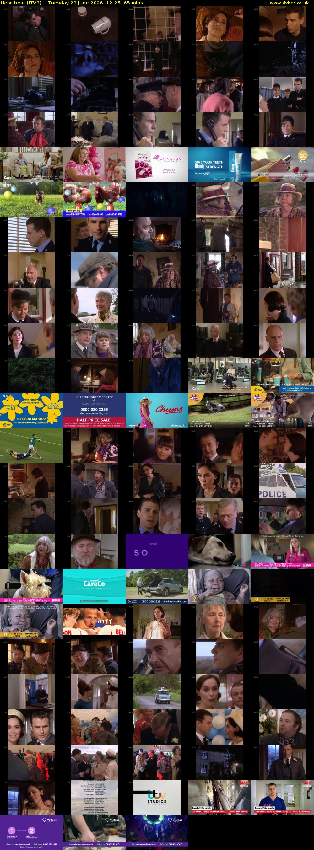 Heartbeat (ITV3) Tuesday 23 June 2026 12:25 - 13:30