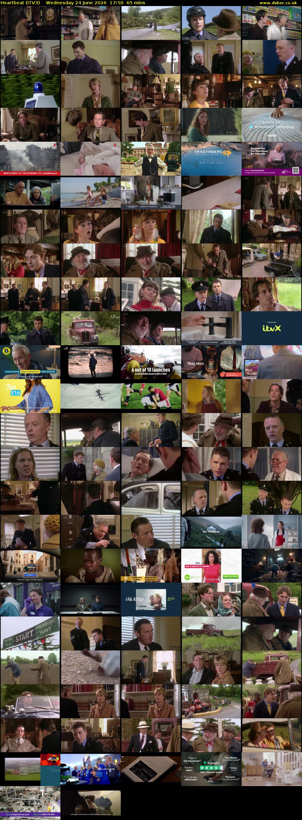 Heartbeat (ITV3) Wednesday 24 June 2026 17:50 - 18:55