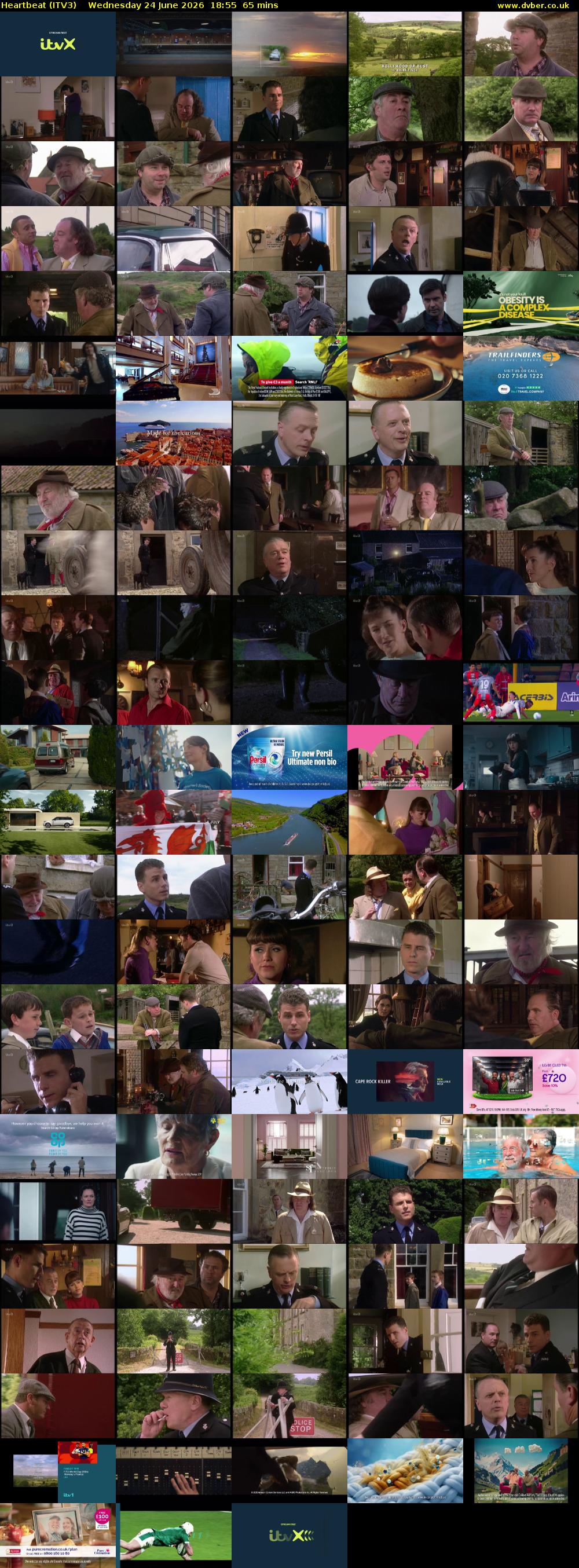 Heartbeat (ITV3) Wednesday 24 June 2026 18:55 - 20:00