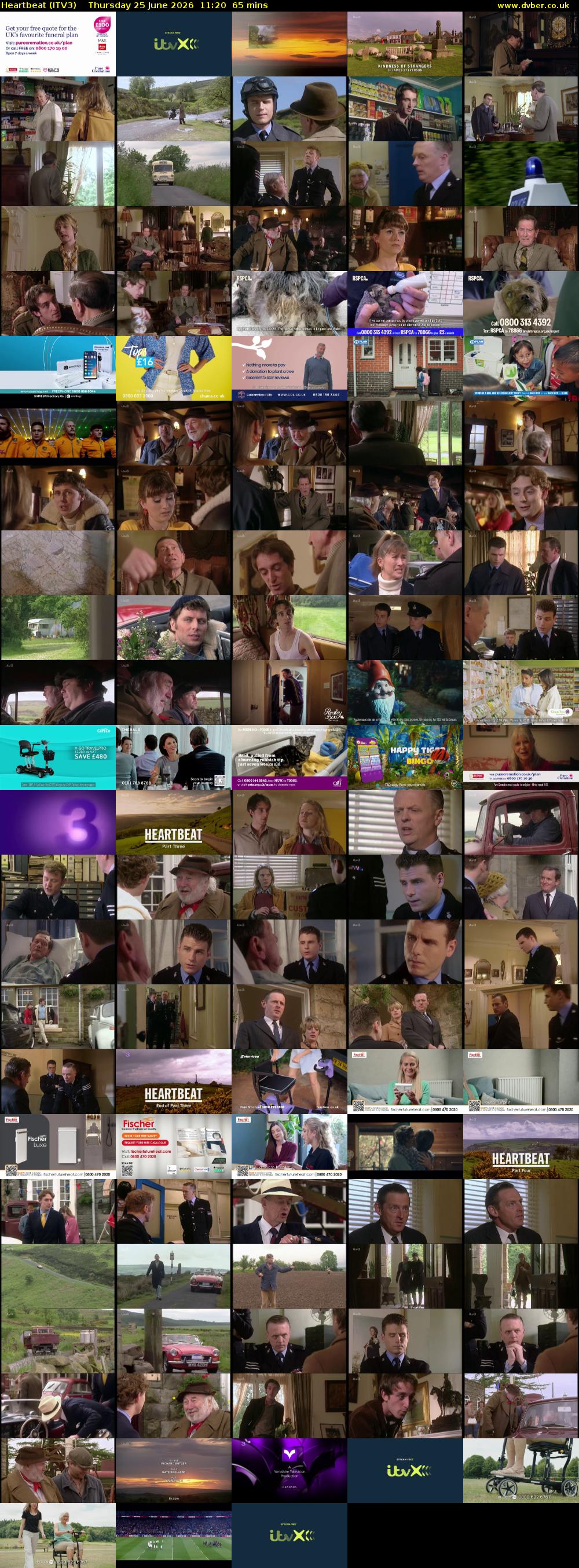 Heartbeat (ITV3) Thursday 25 June 2026 11:20 - 12:25