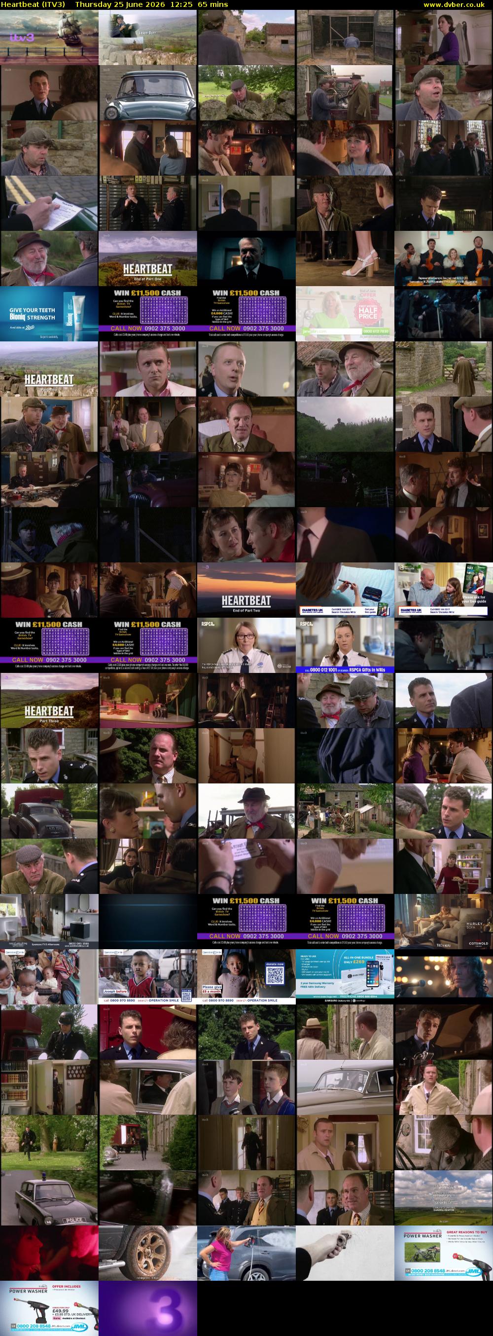 Heartbeat (ITV3) Thursday 25 June 2026 12:25 - 13:30