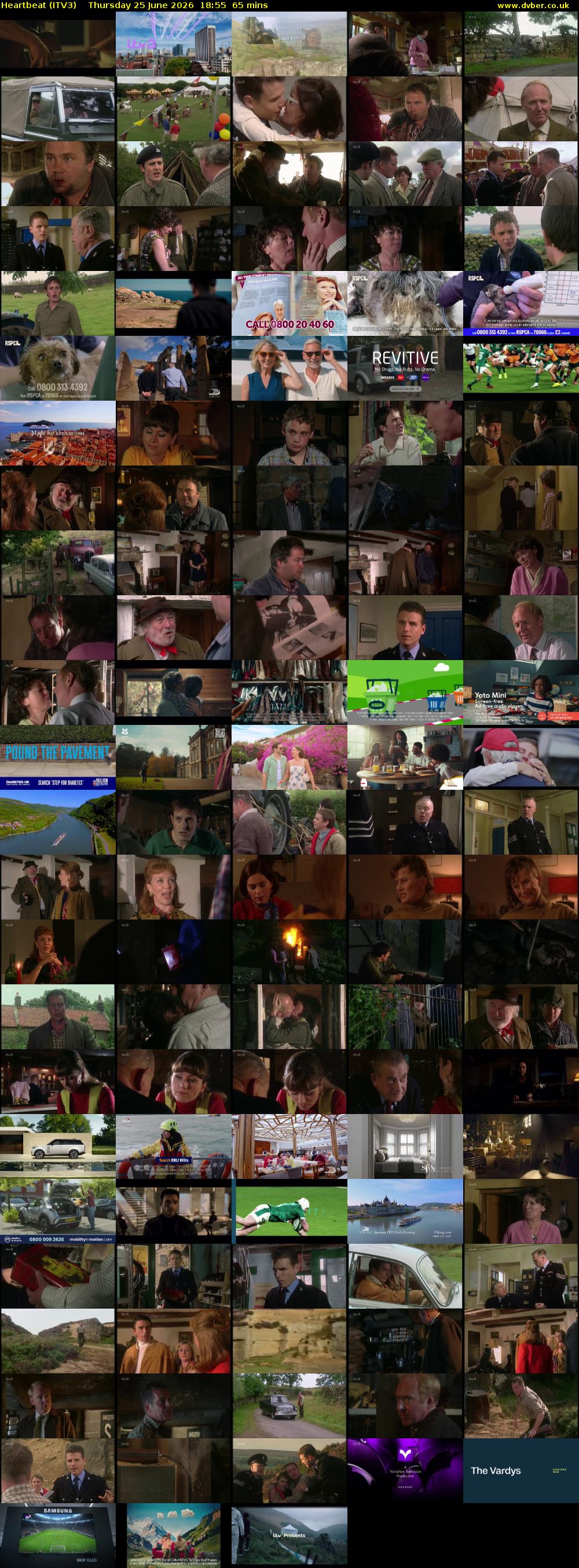Heartbeat (ITV3) Thursday 25 June 2026 18:55 - 20:00
