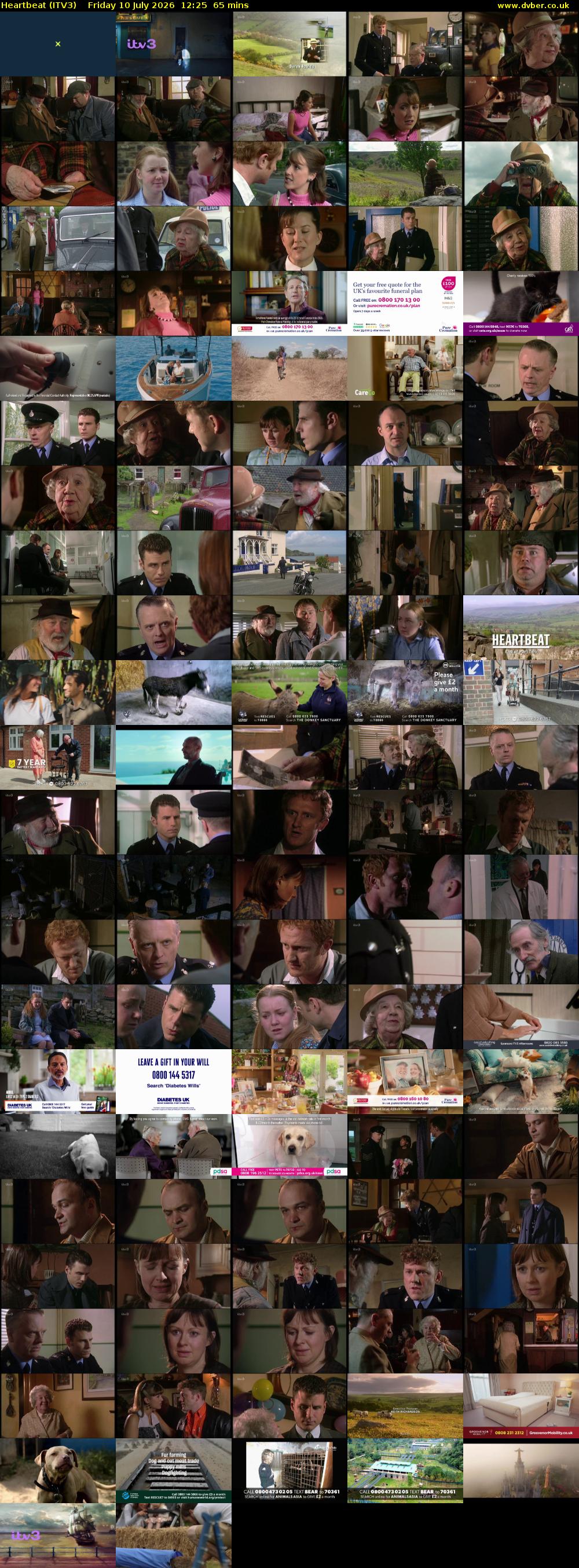 Heartbeat (ITV3) Friday 10 July 2026 12:25 - 13:30