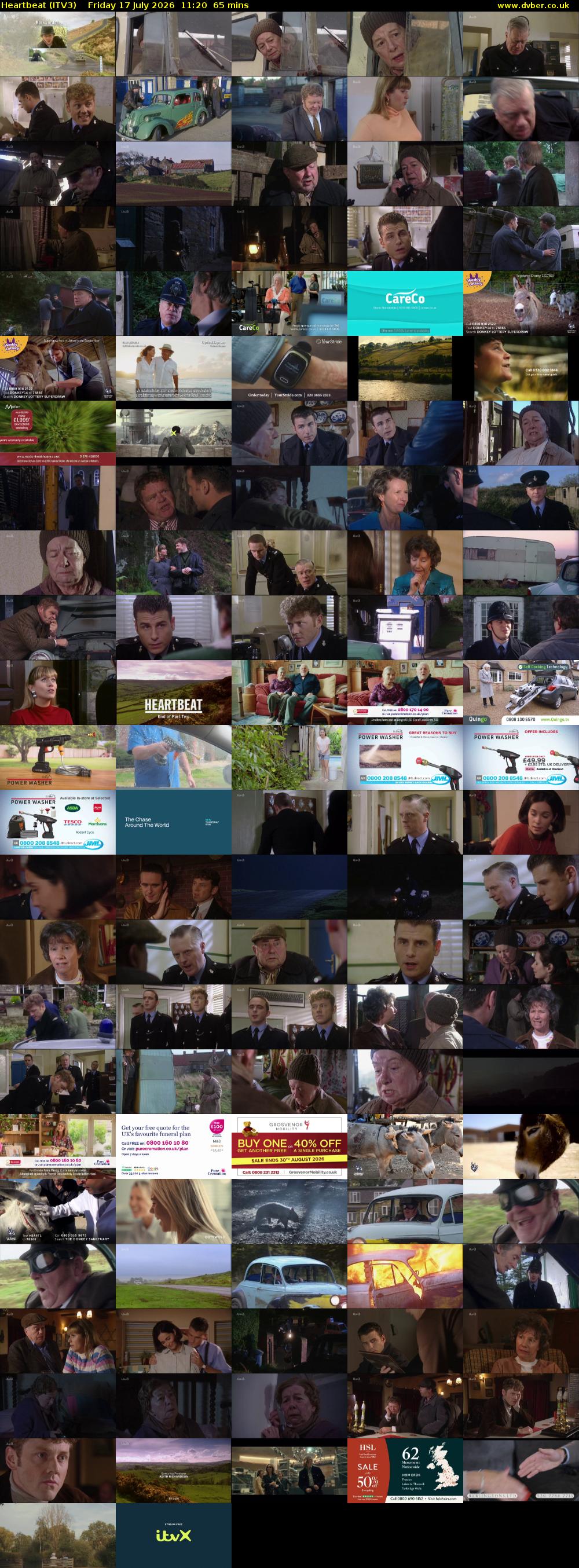 Heartbeat (ITV3) Friday 17 July 2026 11:20 - 12:25
