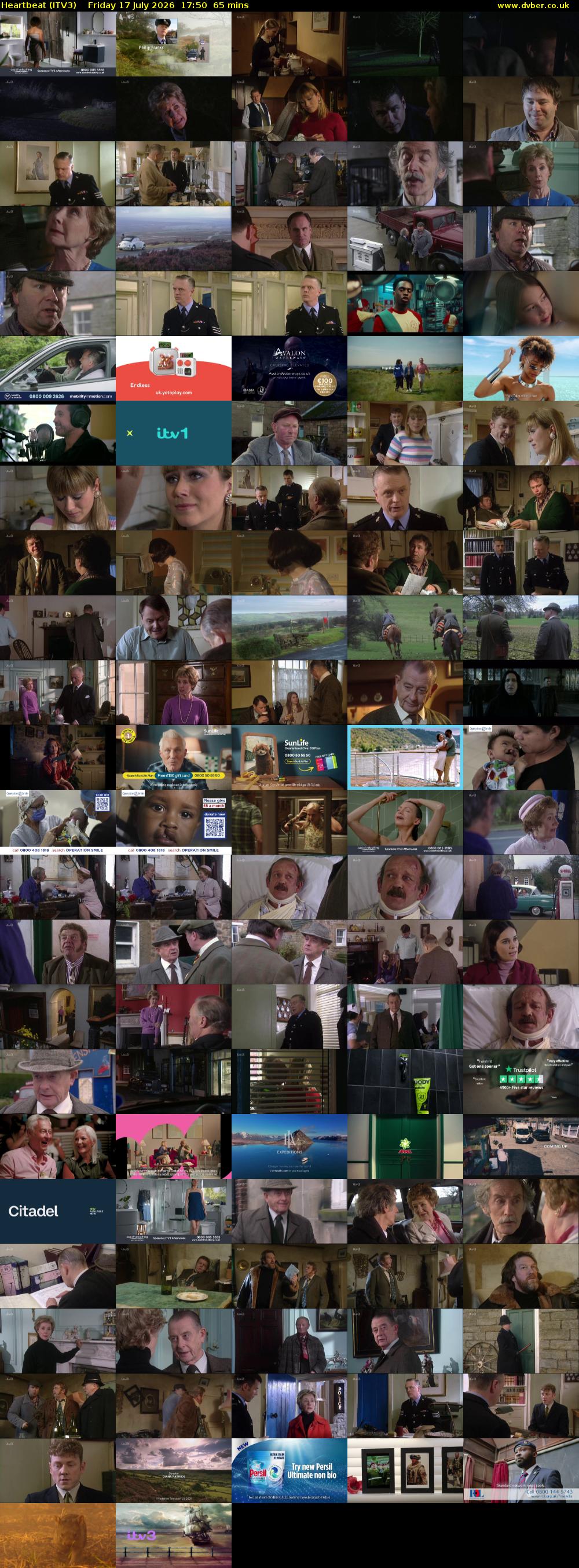 Heartbeat (ITV3) Friday 17 July 2026 17:50 - 18:55