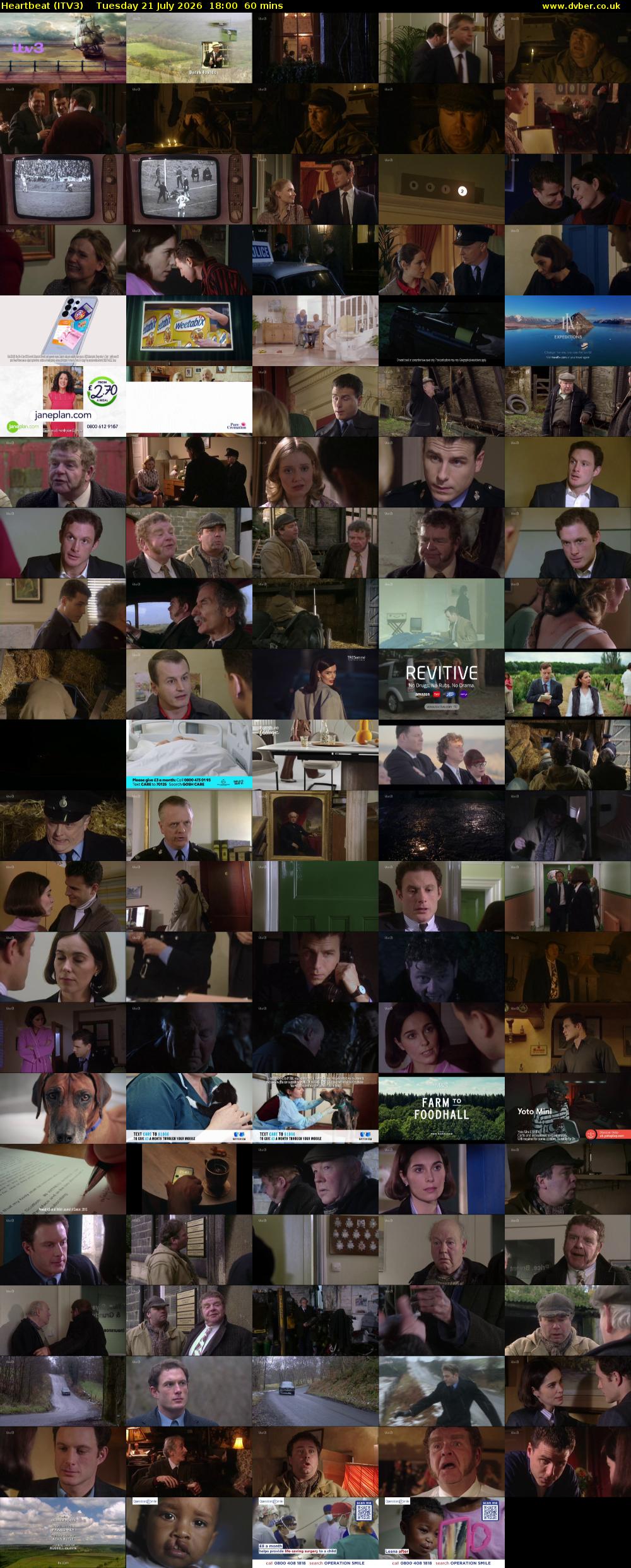 Heartbeat (ITV3) Tuesday 21 July 2026 18:00 - 19:00