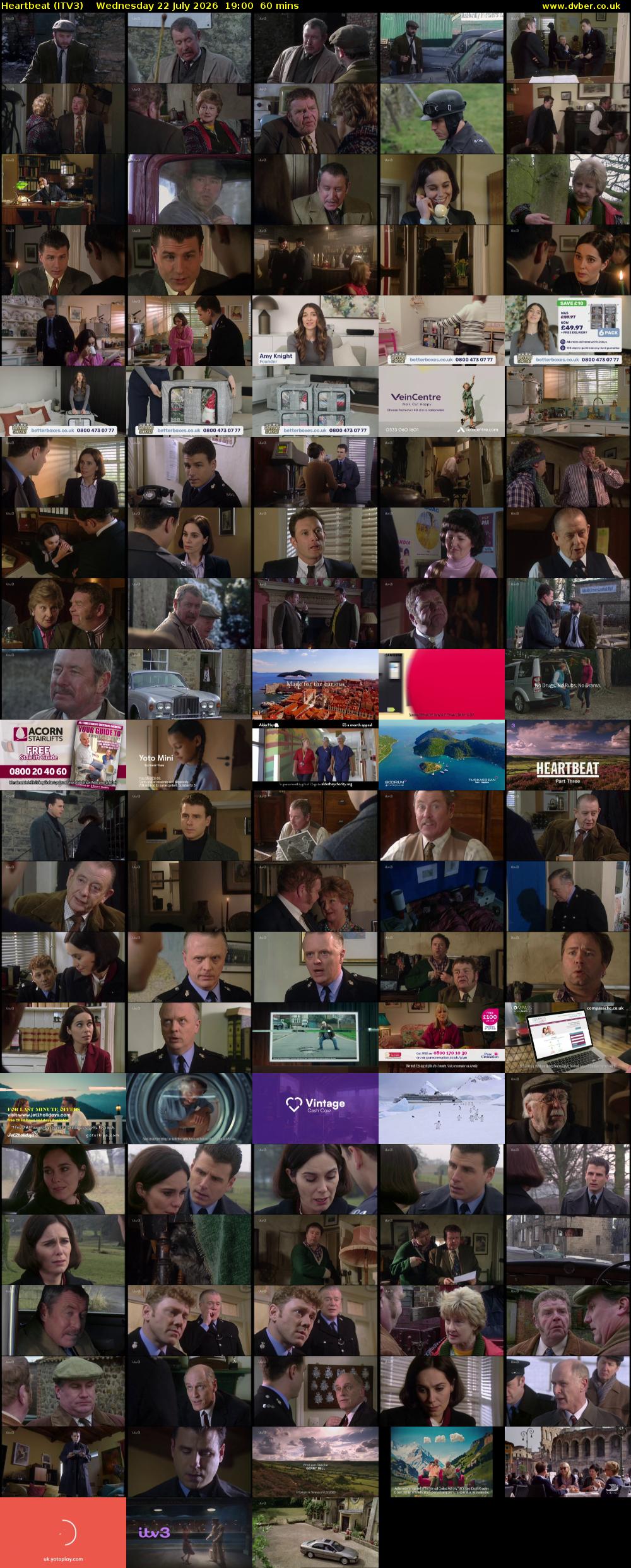 Heartbeat (ITV3) Wednesday 22 July 2026 19:00 - 20:00