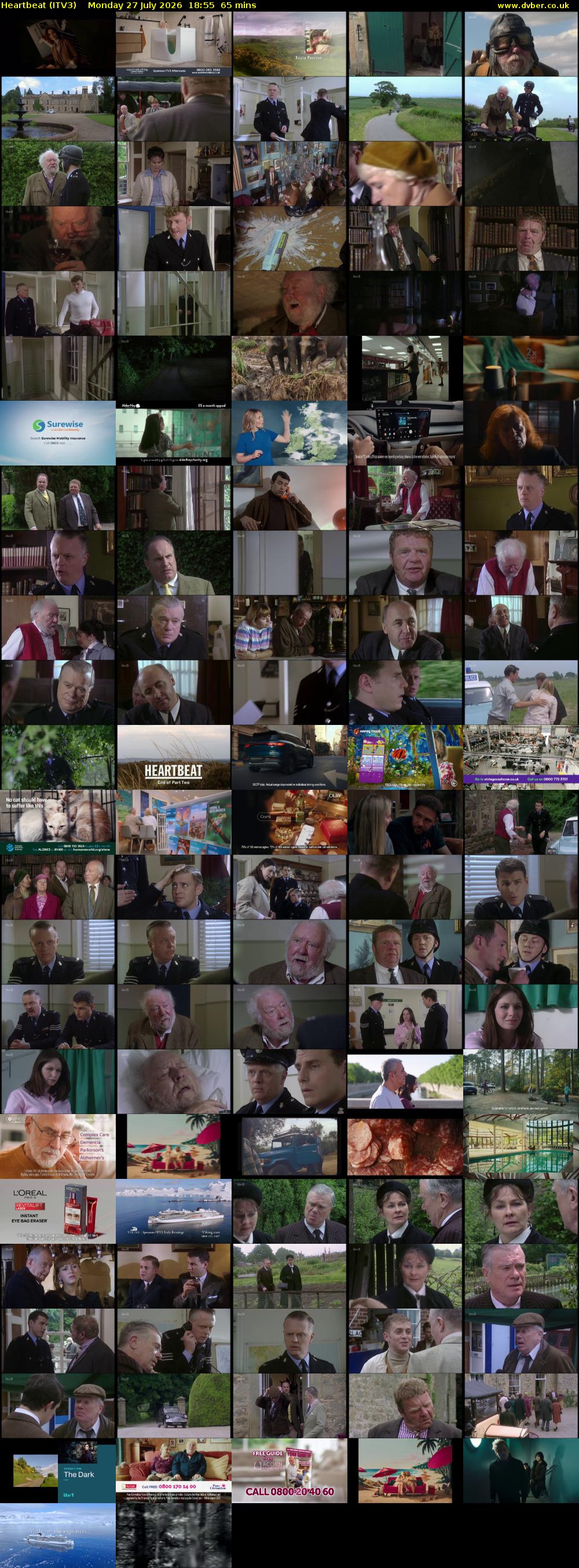 Heartbeat (ITV3) Monday 27 July 2026 18:55 - 20:00