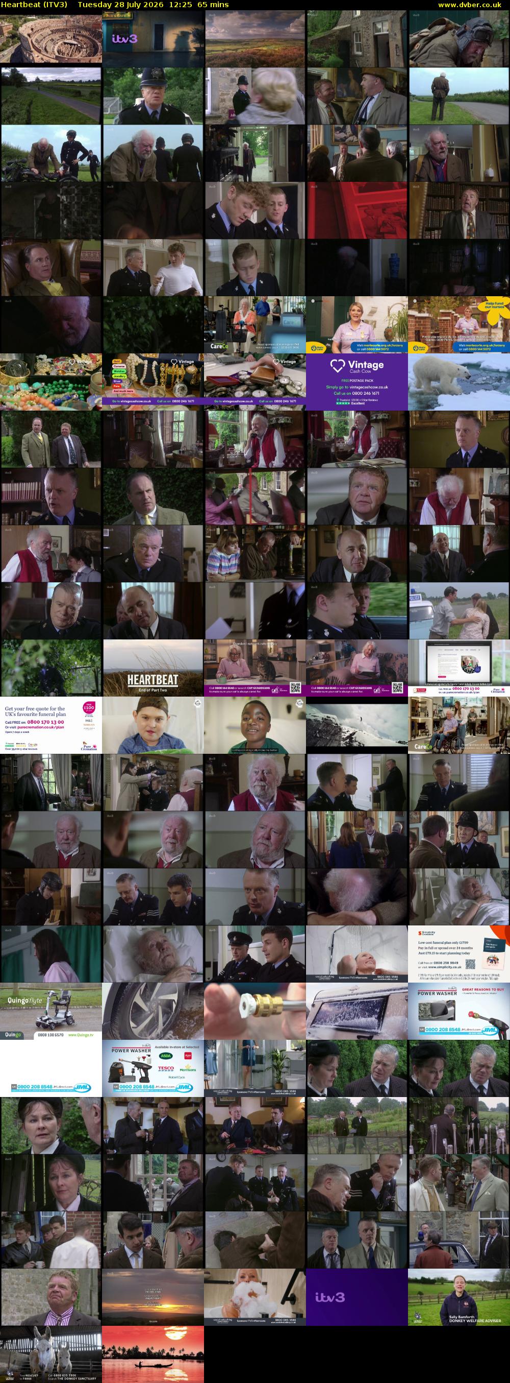 Heartbeat (ITV3) Tuesday 28 July 2026 12:25 - 13:30