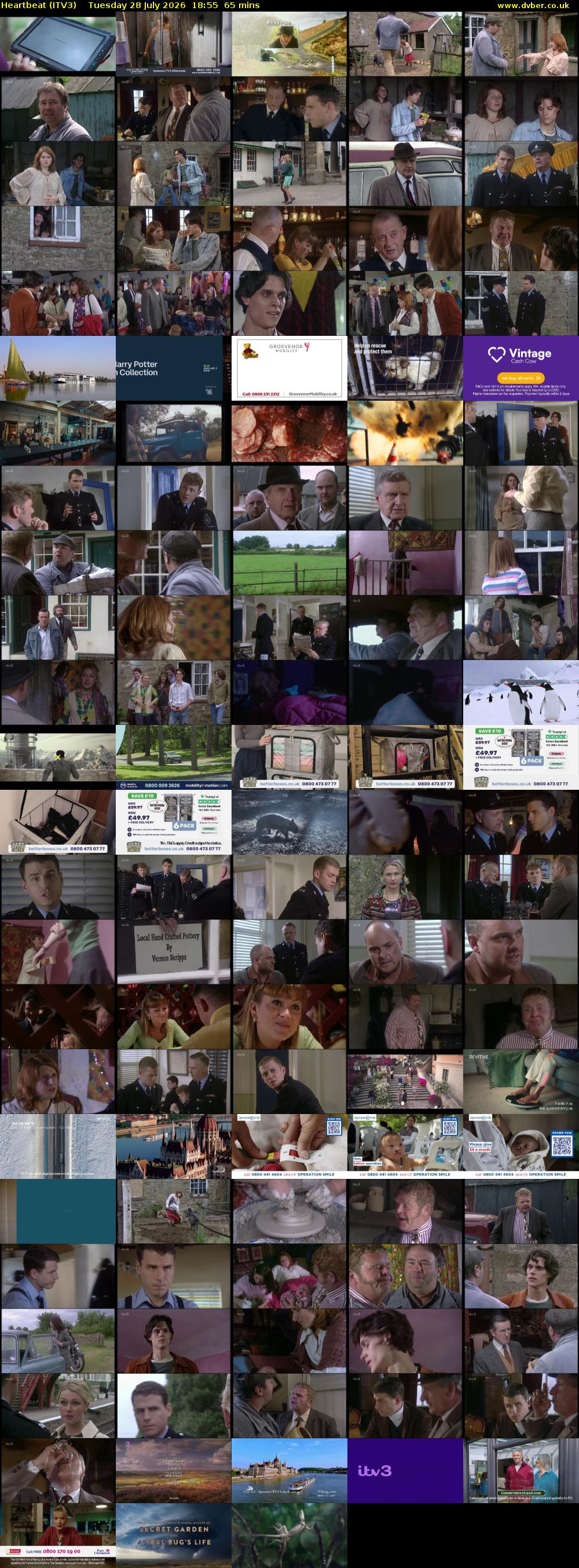 Heartbeat (ITV3) Tuesday 28 July 2026 18:55 - 20:00