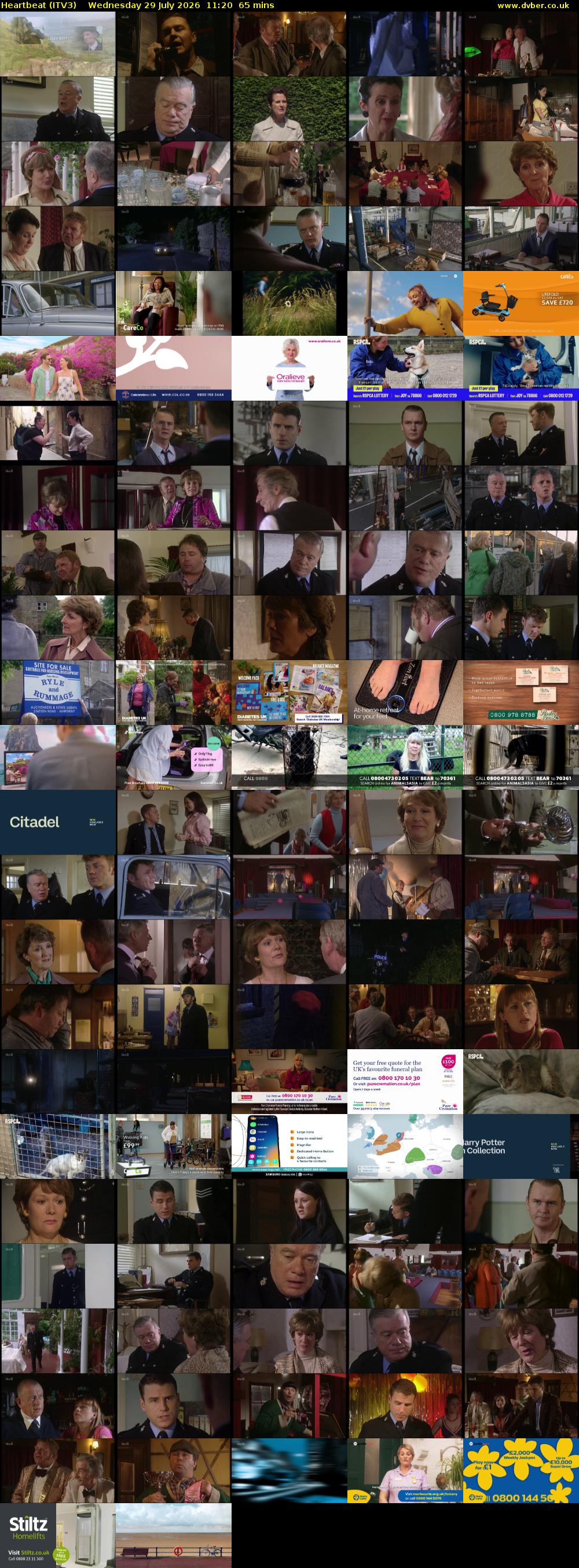 Heartbeat (ITV3) Wednesday 29 July 2026 11:20 - 12:25