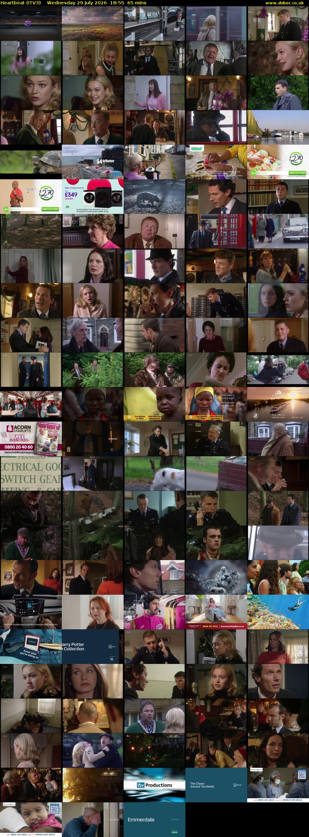 Heartbeat (ITV3) Wednesday 29 July 2026 18:55 - 20:00