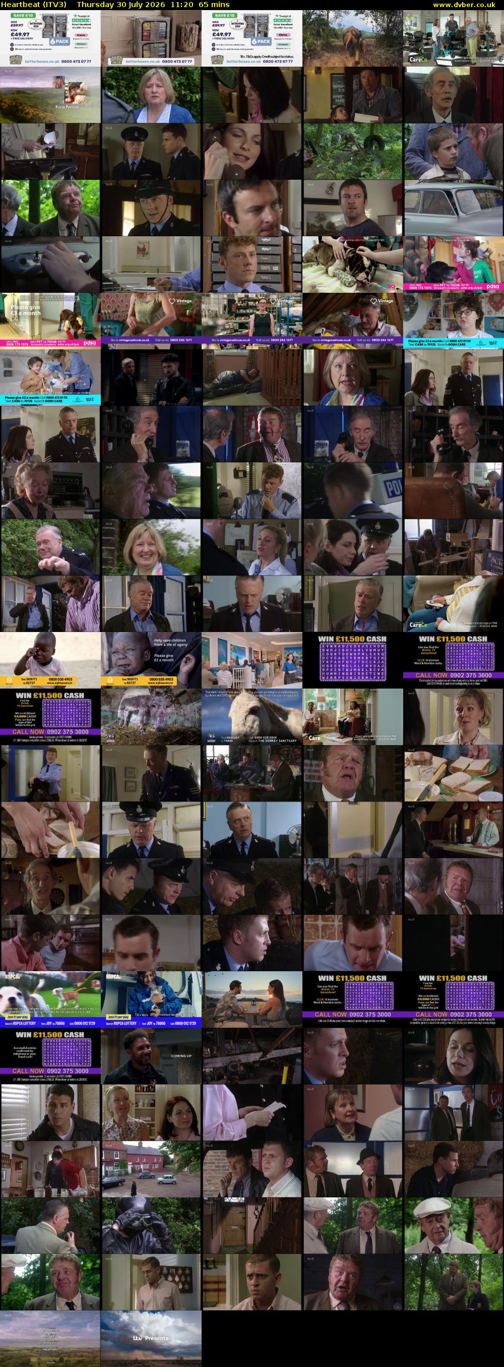 Heartbeat (ITV3) Thursday 30 July 2026 11:20 - 12:25