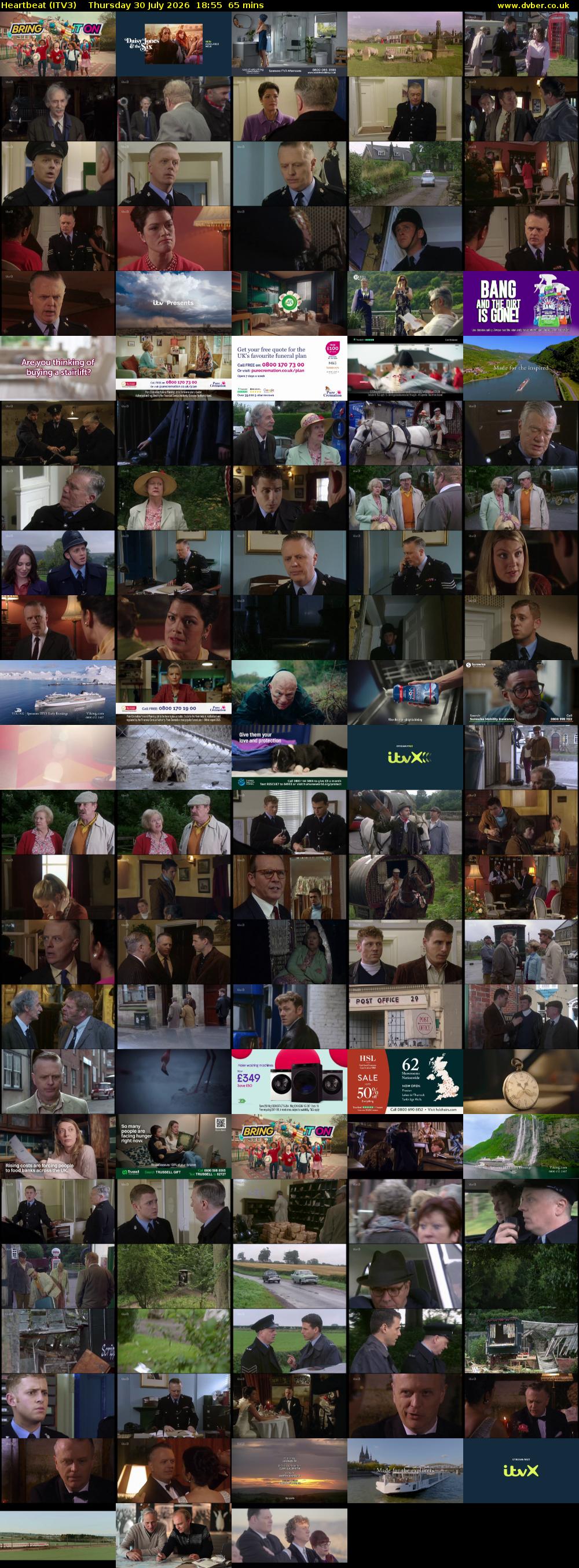 Heartbeat (ITV3) Thursday 30 July 2026 18:55 - 20:00