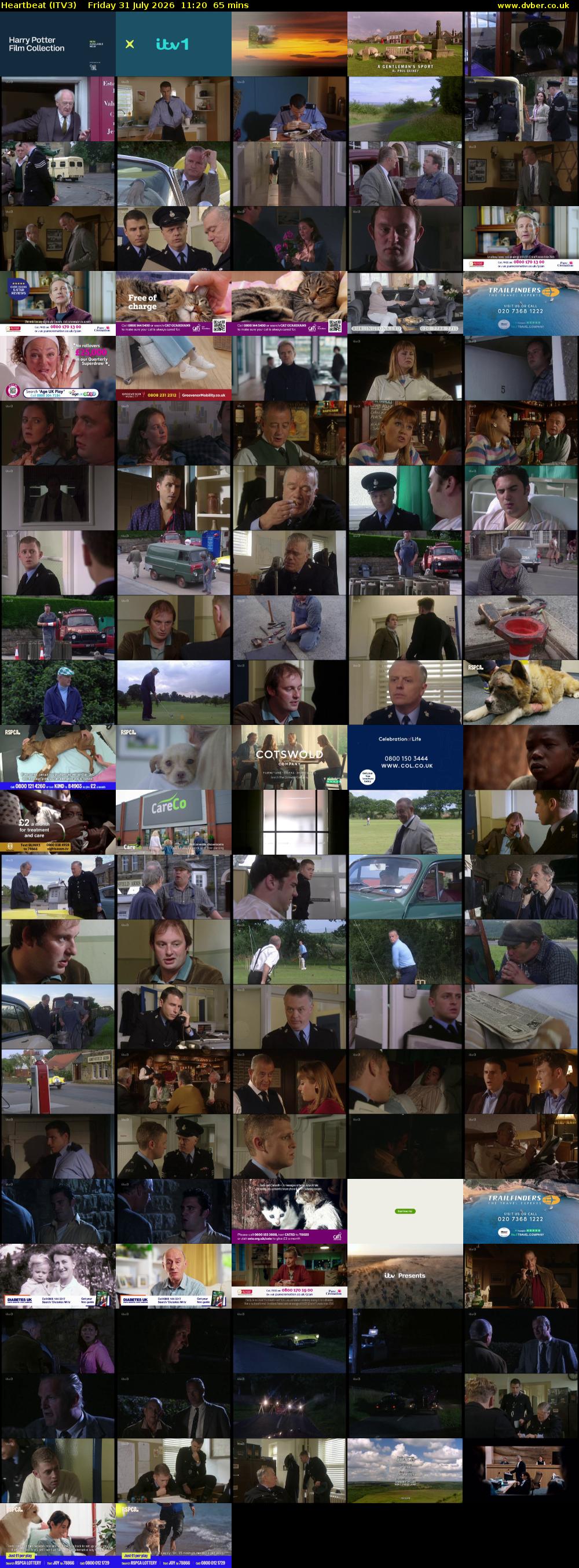 Heartbeat (ITV3) Friday 31 July 2026 11:20 - 12:25