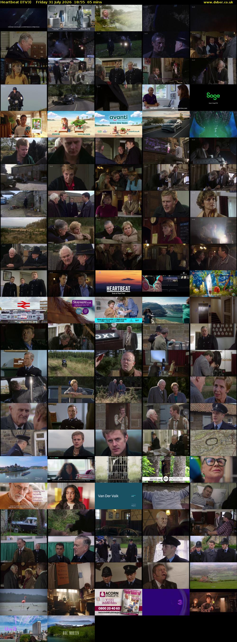 Heartbeat (ITV3) Friday 31 July 2026 18:55 - 20:00