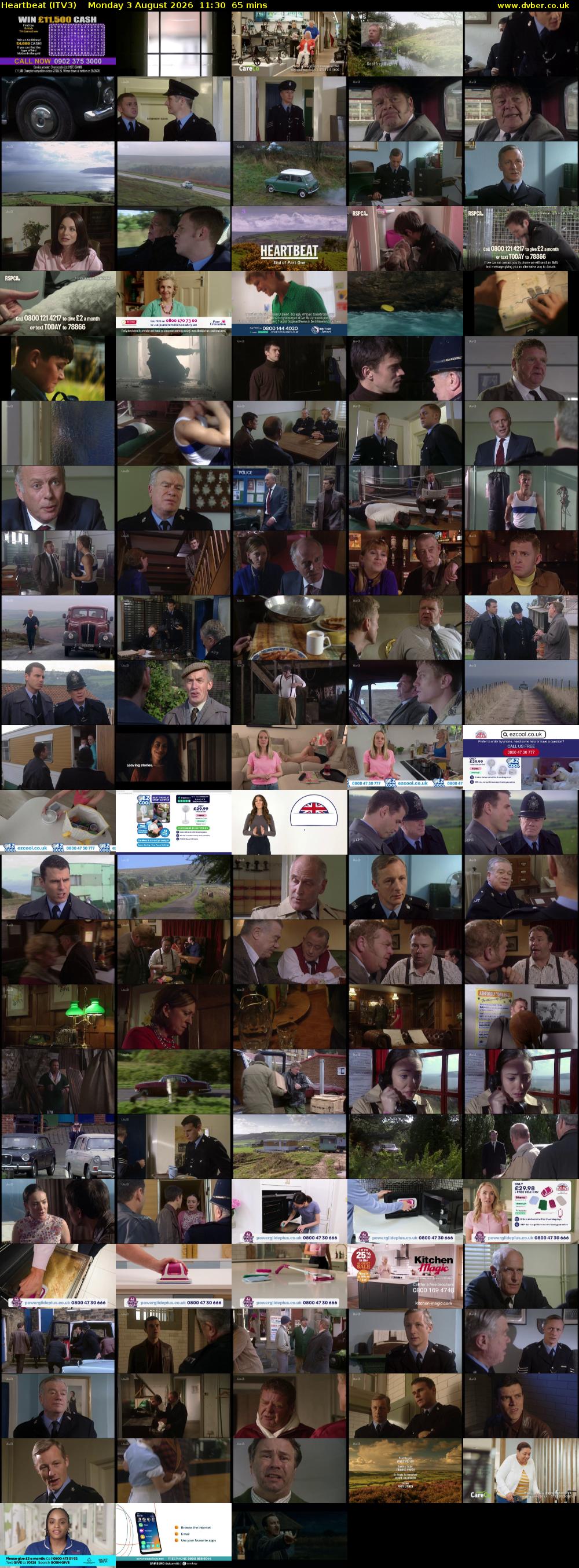 Heartbeat (ITV3) Monday 3 August 2026 11:30 - 12:35