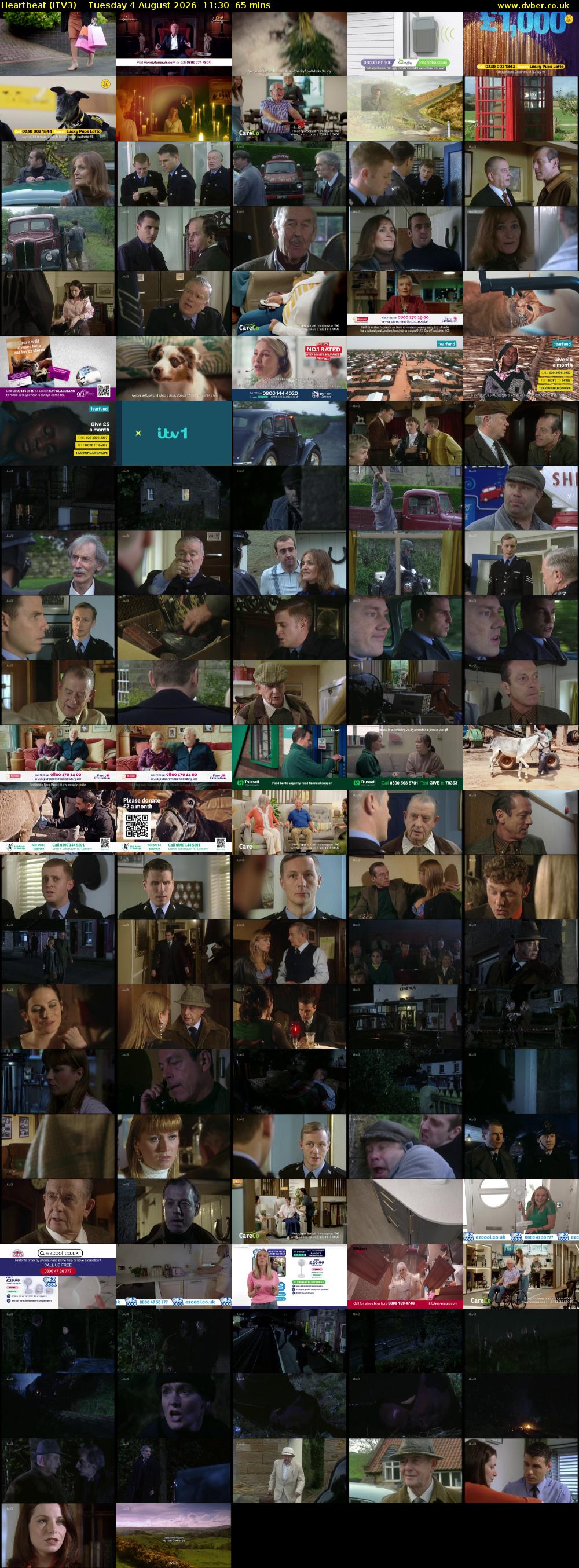 Heartbeat (ITV3) Tuesday 4 August 2026 11:30 - 12:35