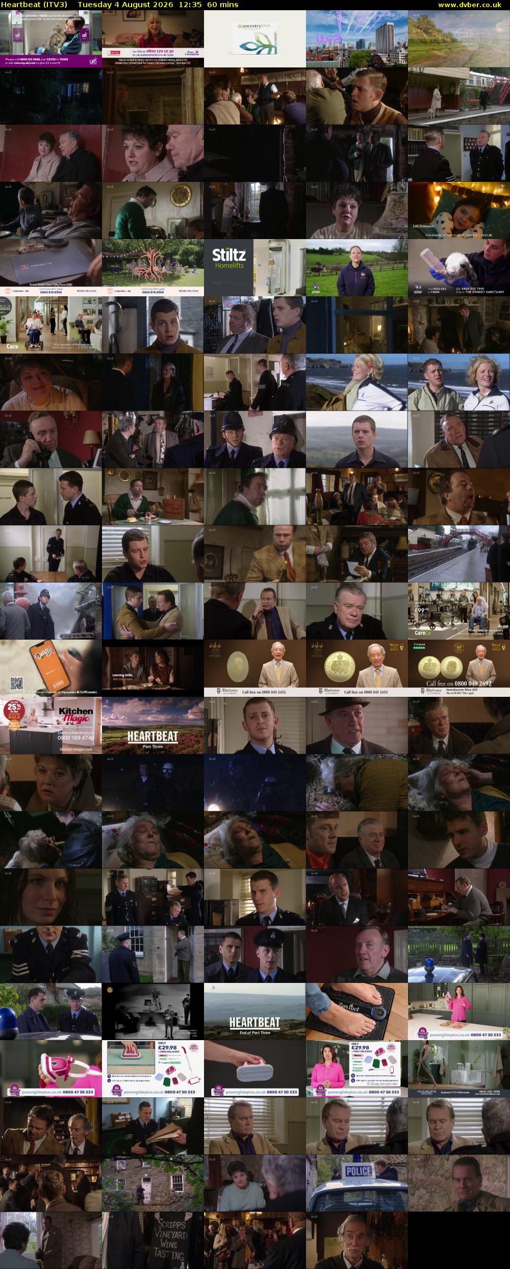 Heartbeat (ITV3) Tuesday 4 August 2026 12:35 - 13:35