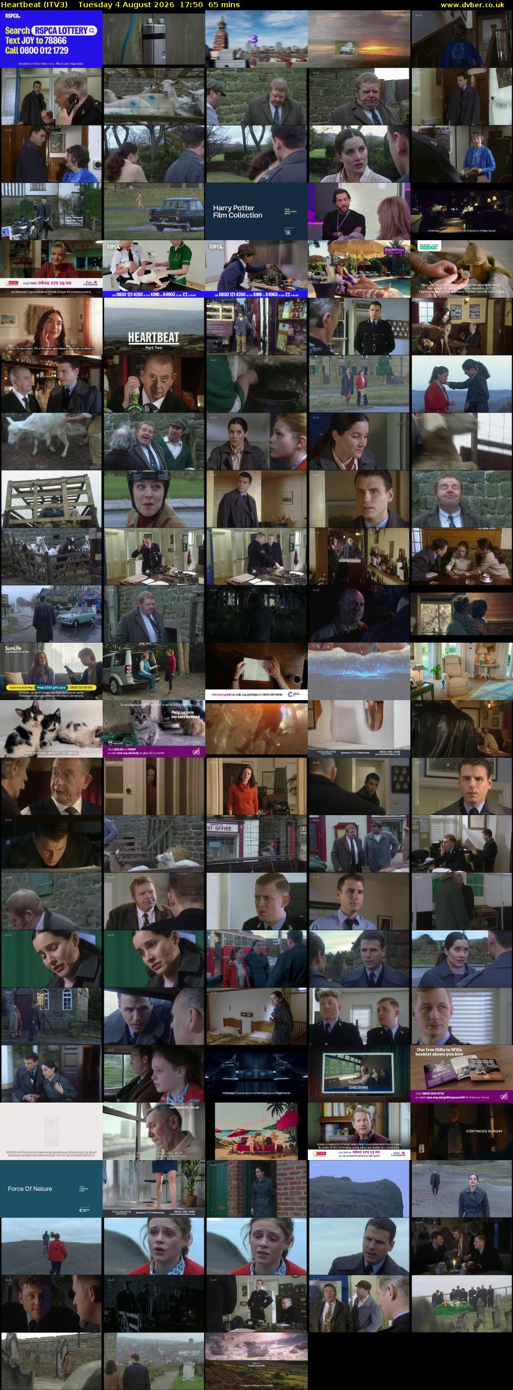 Heartbeat (ITV3) Tuesday 4 August 2026 17:50 - 18:55