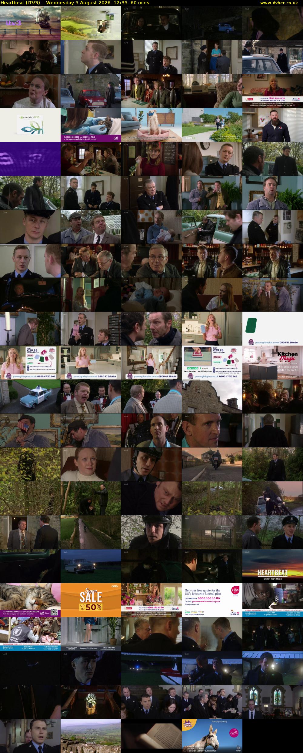 Heartbeat (ITV3) Wednesday 5 August 2026 12:35 - 13:35