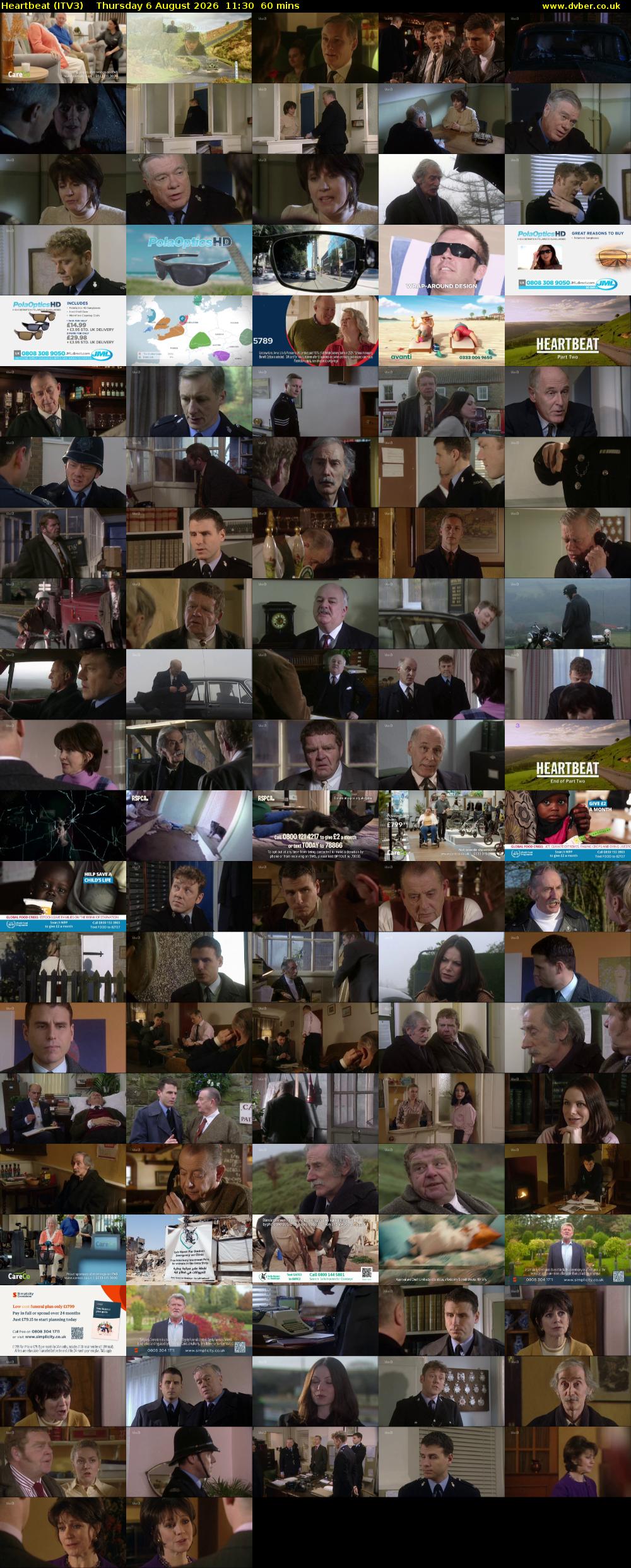 Heartbeat (ITV3) Thursday 6 August 2026 11:30 - 12:30