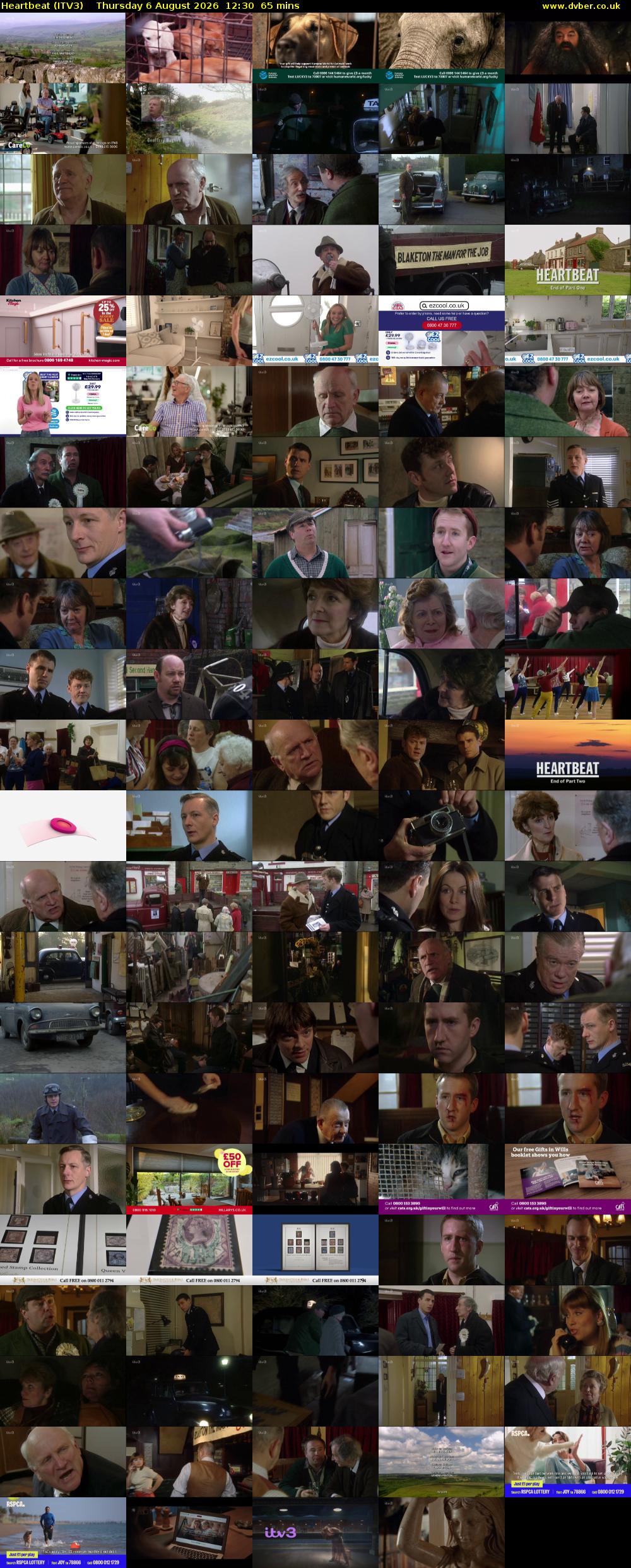 Heartbeat (ITV3) Thursday 6 August 2026 12:30 - 13:35