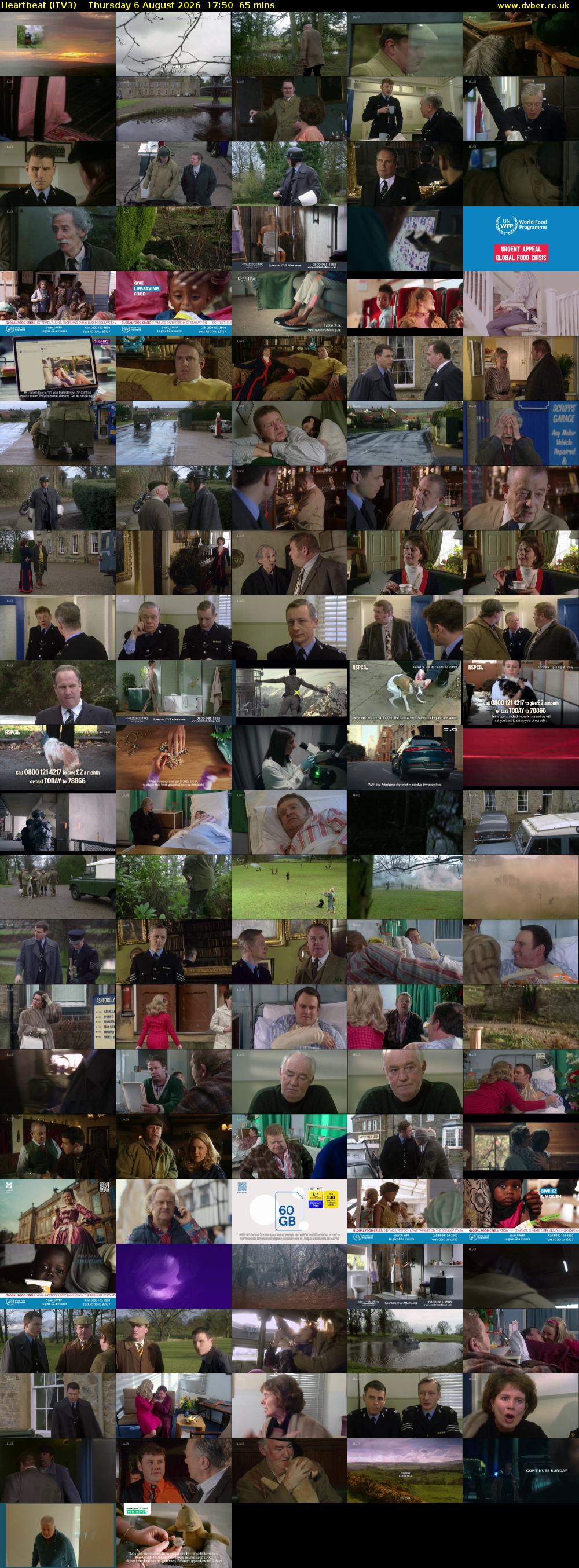 Heartbeat (ITV3) Thursday 6 August 2026 17:50 - 18:55