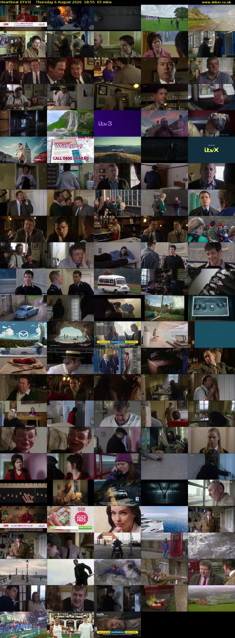 Heartbeat (ITV3) Thursday 6 August 2026 18:55 - 20:00