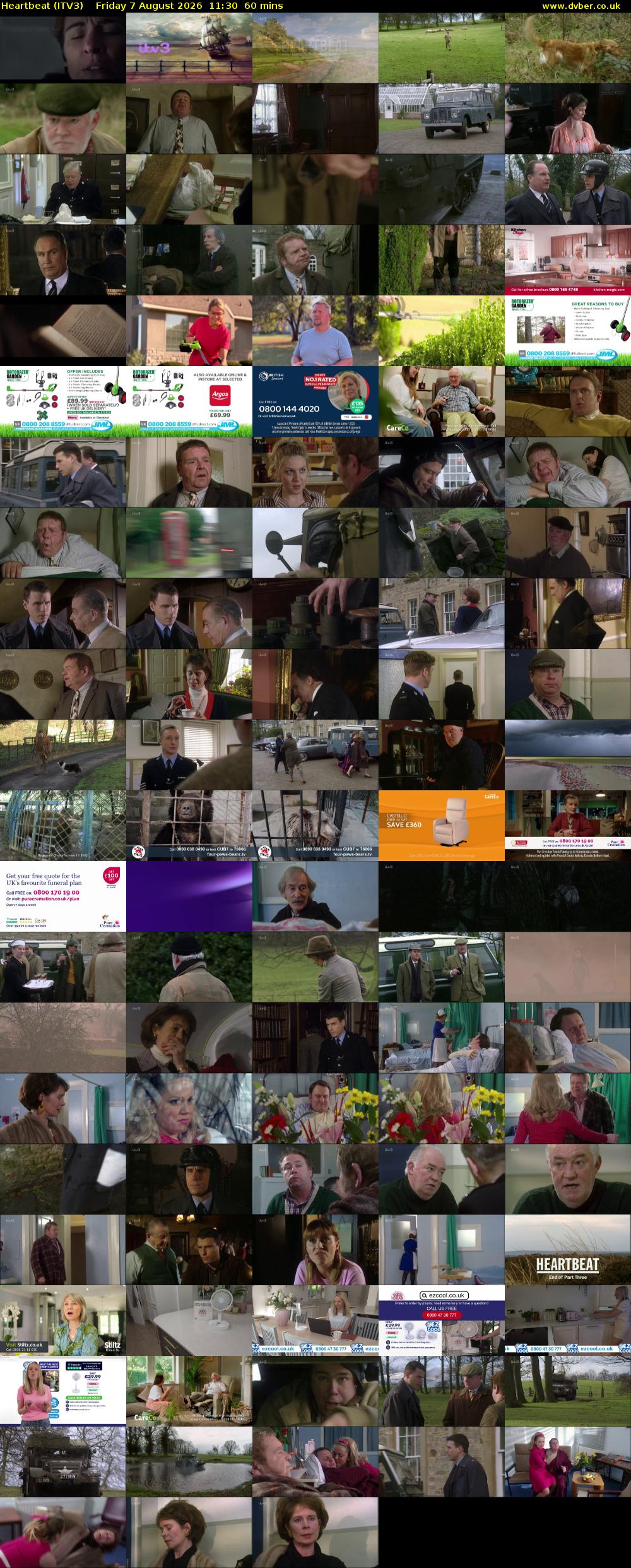 Heartbeat (ITV3) Friday 7 August 2026 11:30 - 12:30