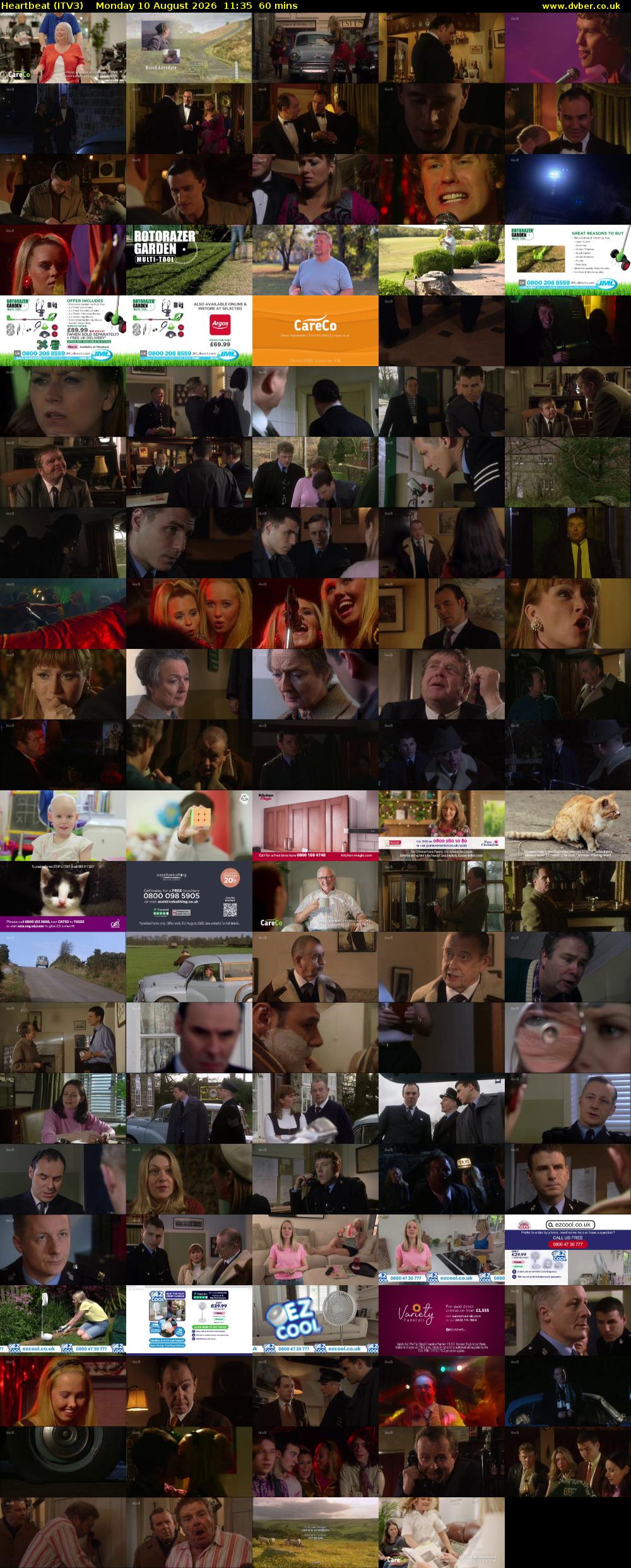 Heartbeat (ITV3) Monday 10 August 2026 11:35 - 12:35