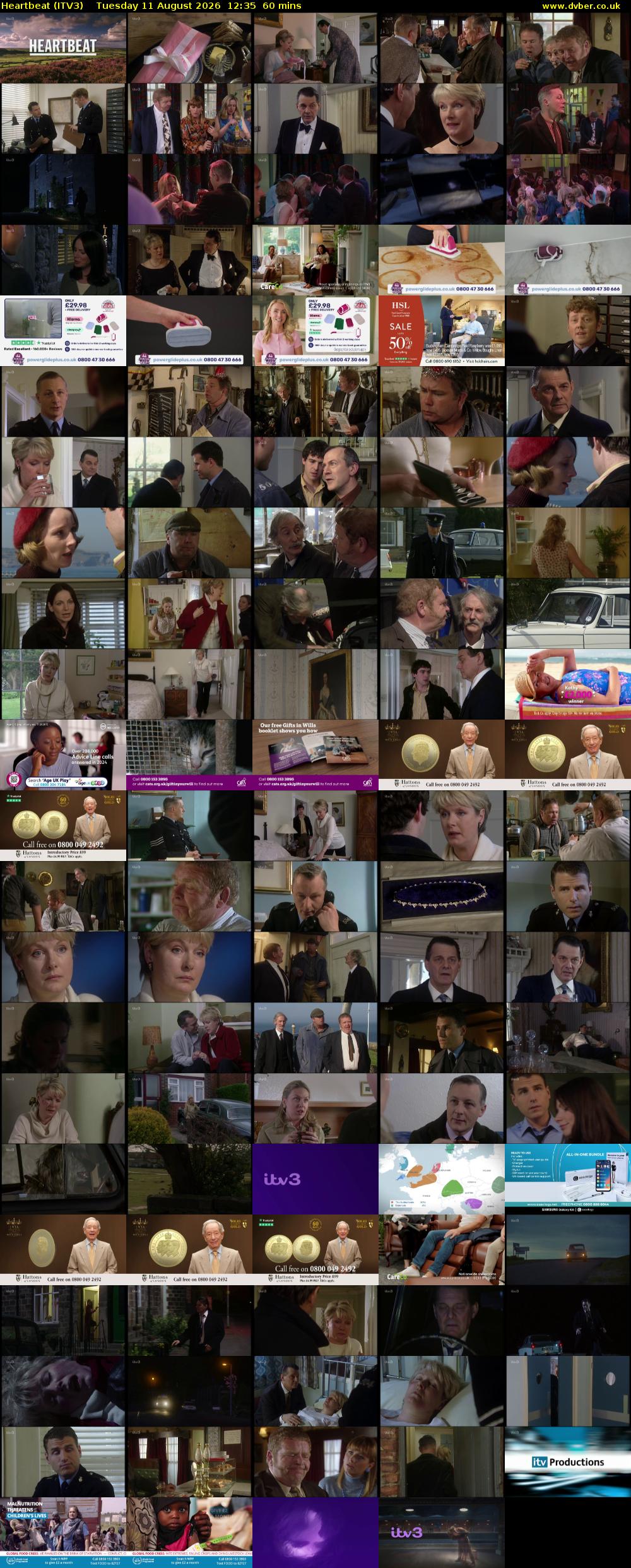 Heartbeat (ITV3) Tuesday 11 August 2026 12:35 - 13:35