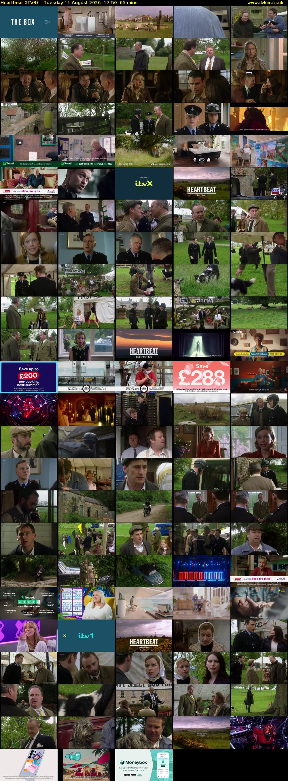 Heartbeat (ITV3) Tuesday 11 August 2026 17:50 - 18:55